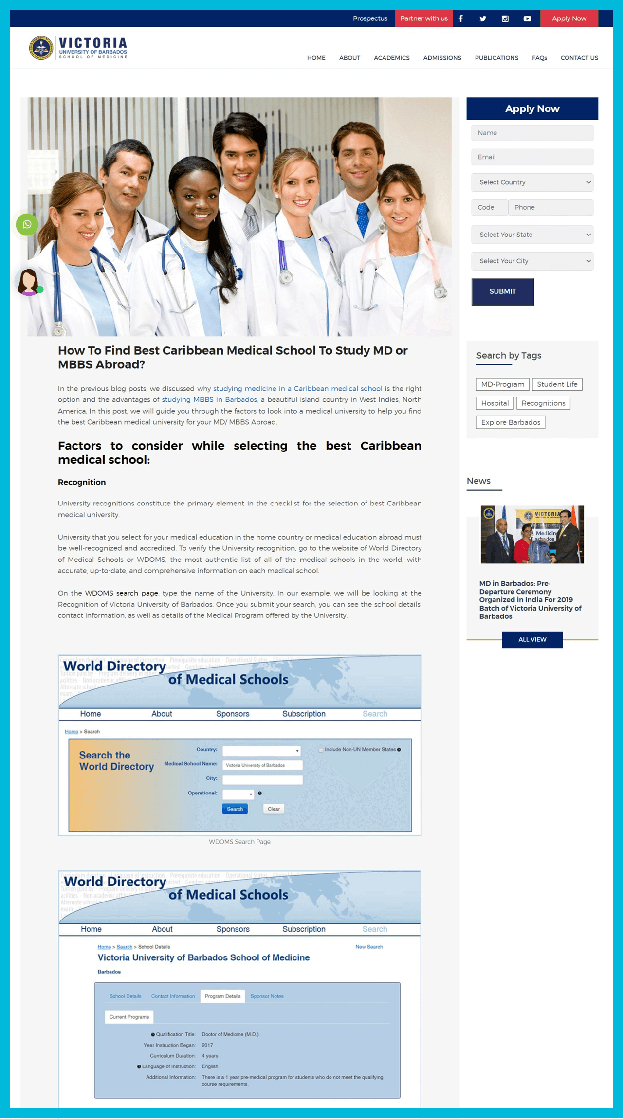 How To Find Best Caribbean Medical School To Study MD or MBBS Abroad – Blog for Victoria University of Barbados - By ZeroAdo