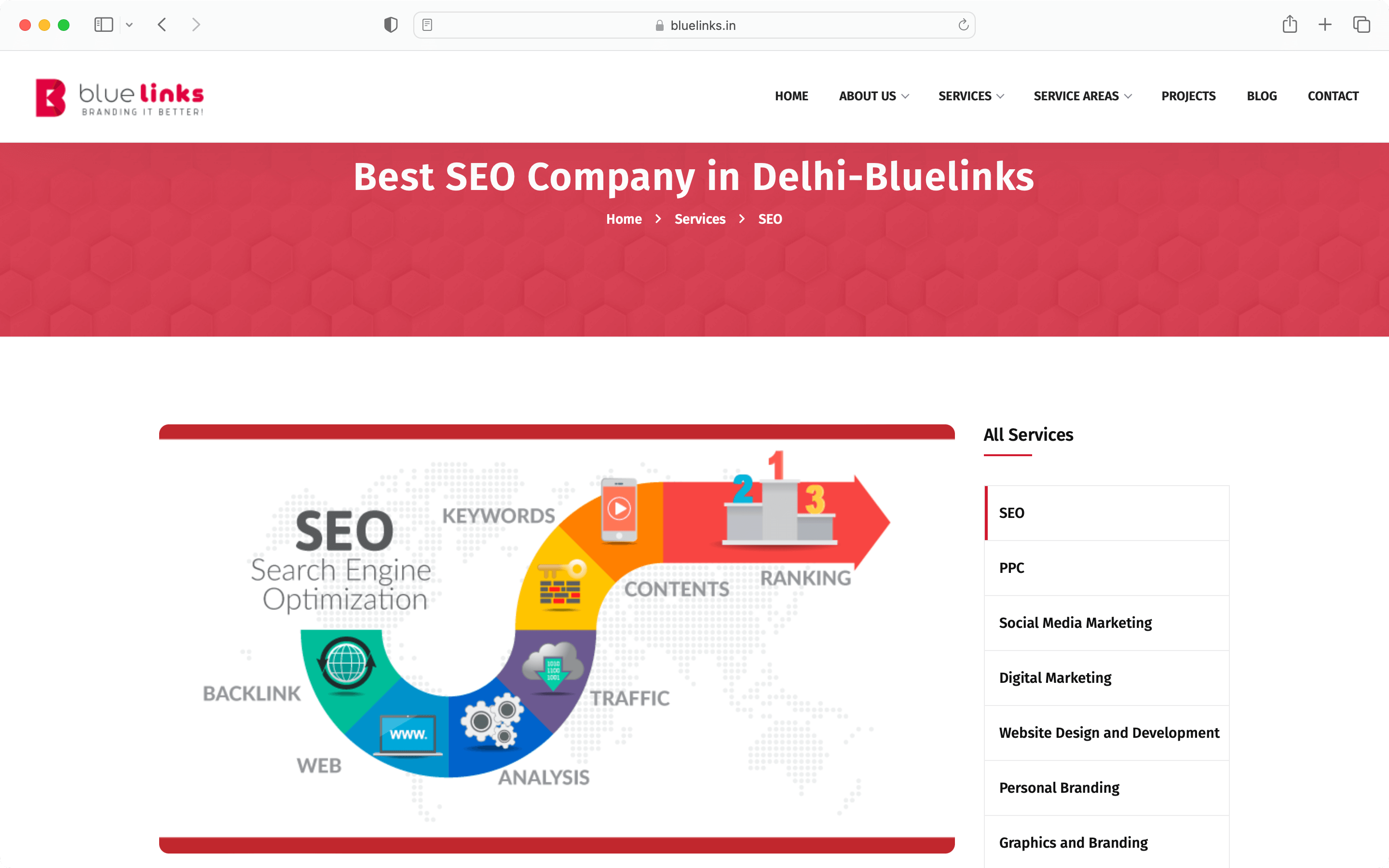 Blue Links come in the best seo company in Delhi.