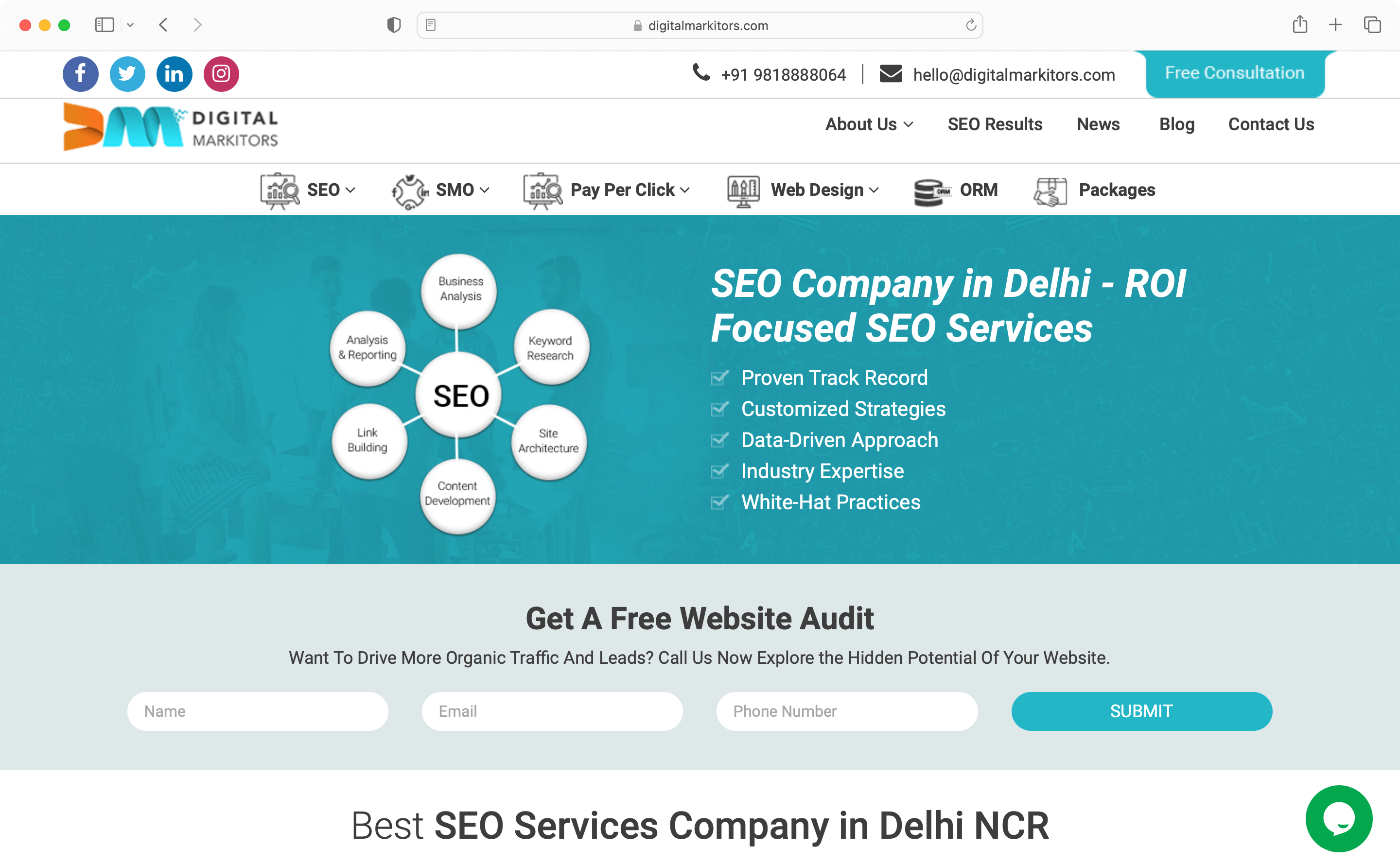 Grow with top seo agency in Delhi Digital Markitors.