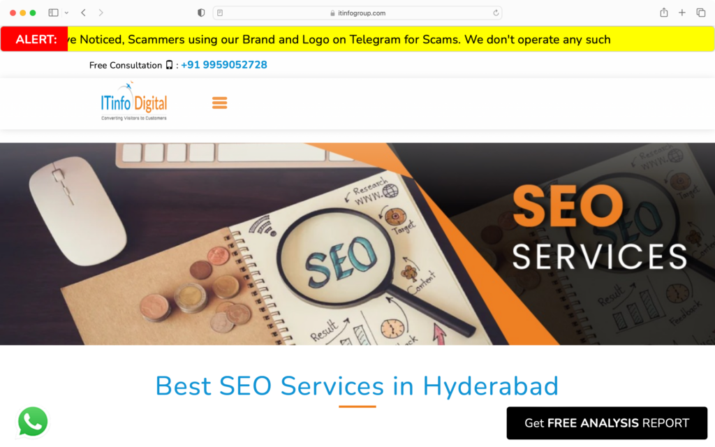 ITinfo Digital is one of the best SEO companies in Hyderabad.