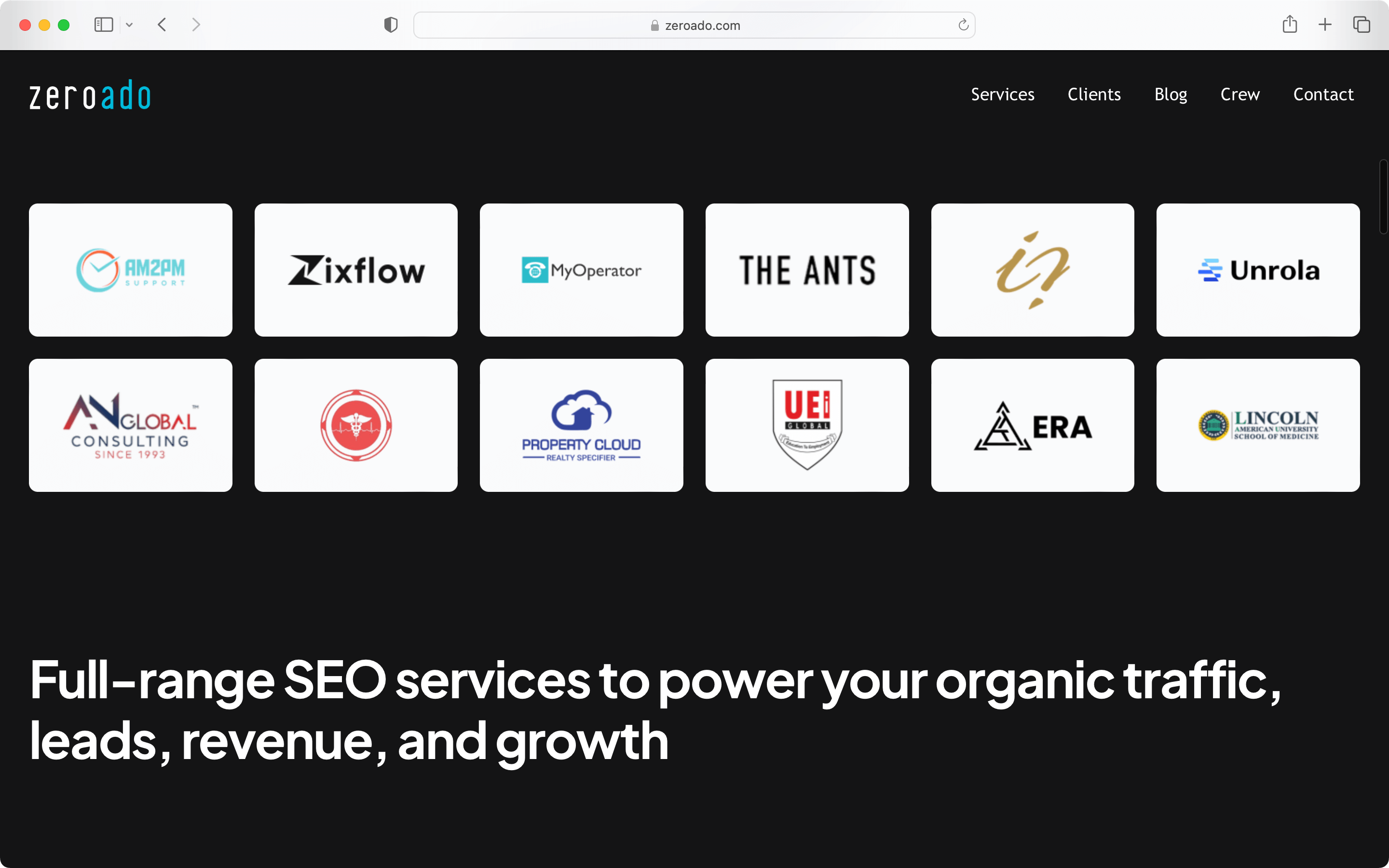 Grow with ZeroAdo, one of the top SEO companies in Delhi.