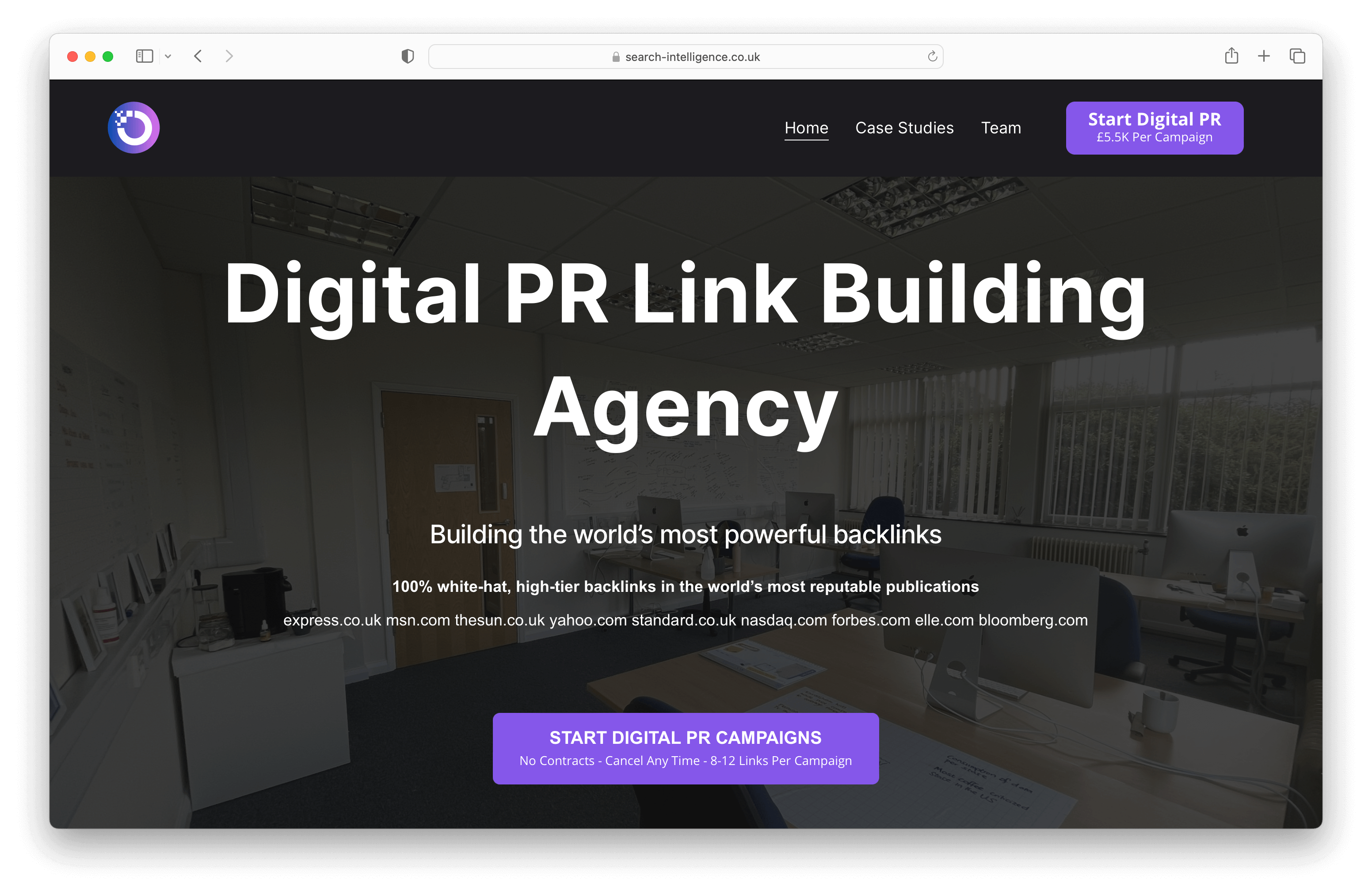 PR digital link building services from Search Intelligence.