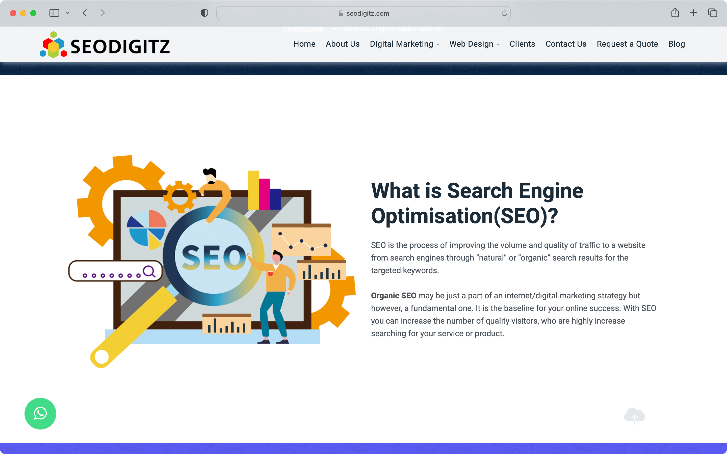 SEODigitz is one of the renowned SEO companies in Bangalore.