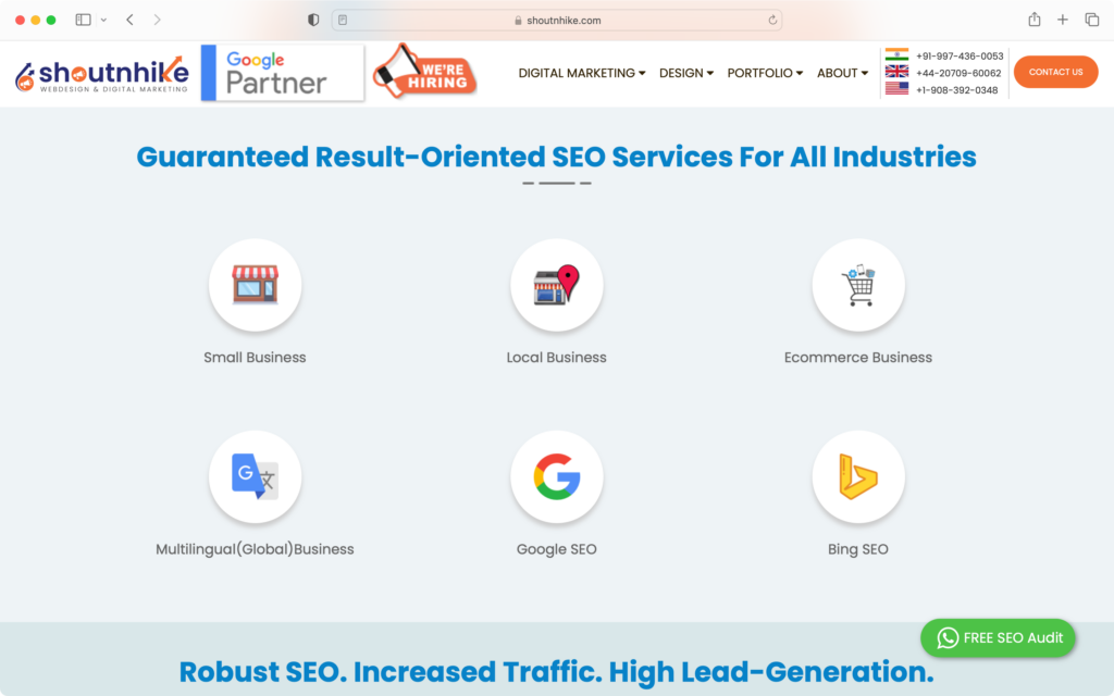 ShoutnHike is one of the top SEO companies in Ahmedabad.