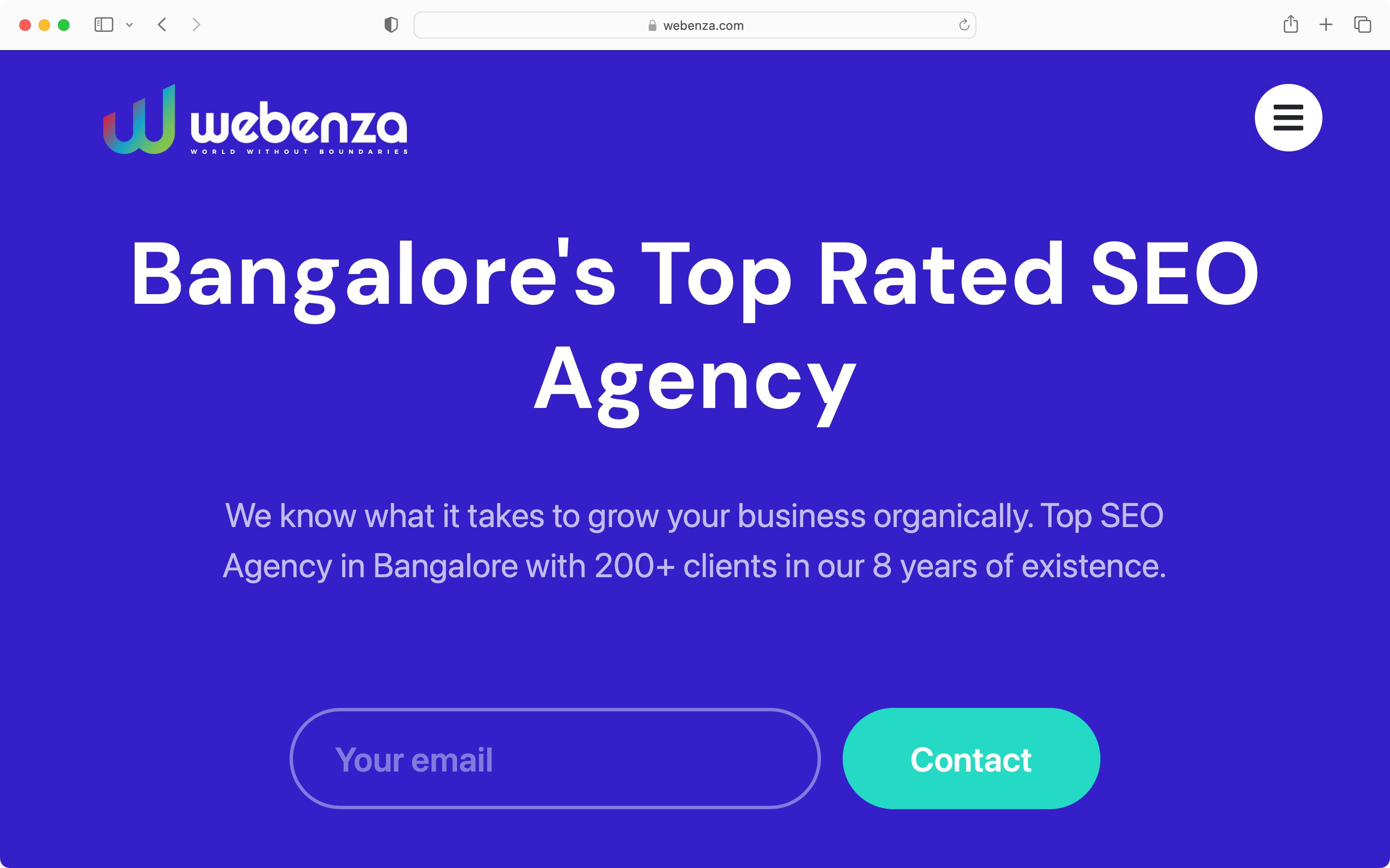 Webenza is one of the Bangalore SEO companies for growing website traffic.