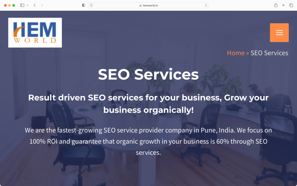 Hemworld Digital Marketing is one one of the top SEO companies in Pune.