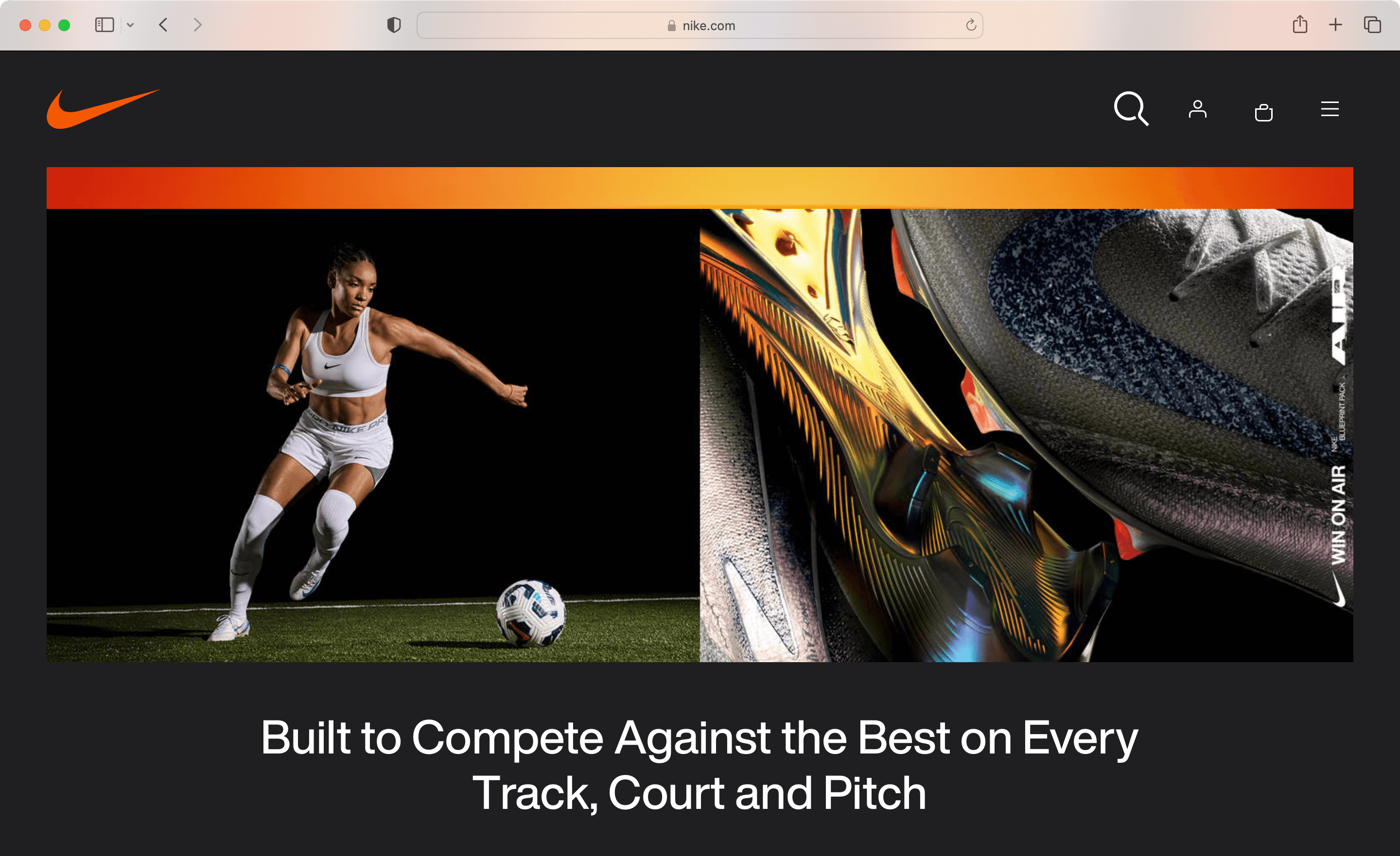 Nike can be used as an SEO copywriting sample to learn from.