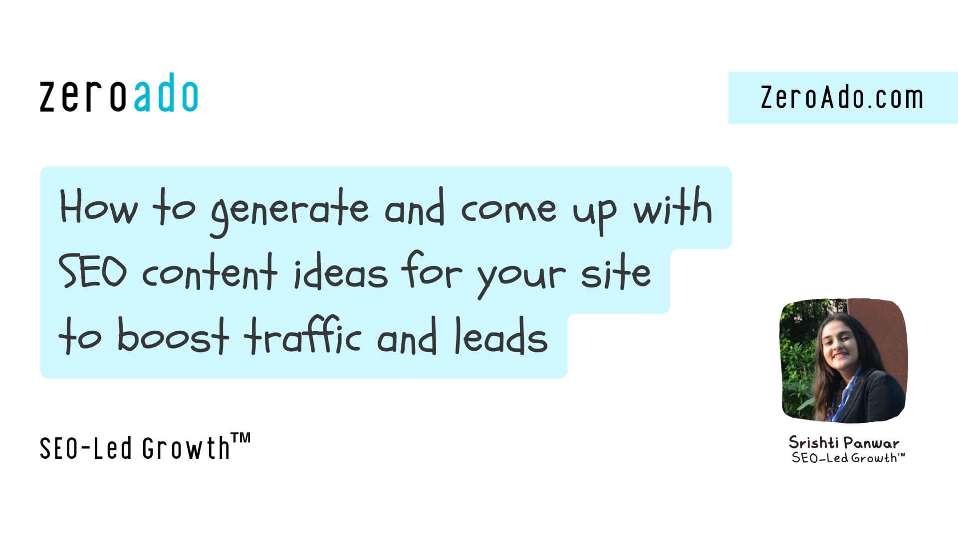 How to generate SEO content ideas for your site to boost traffic and leads.