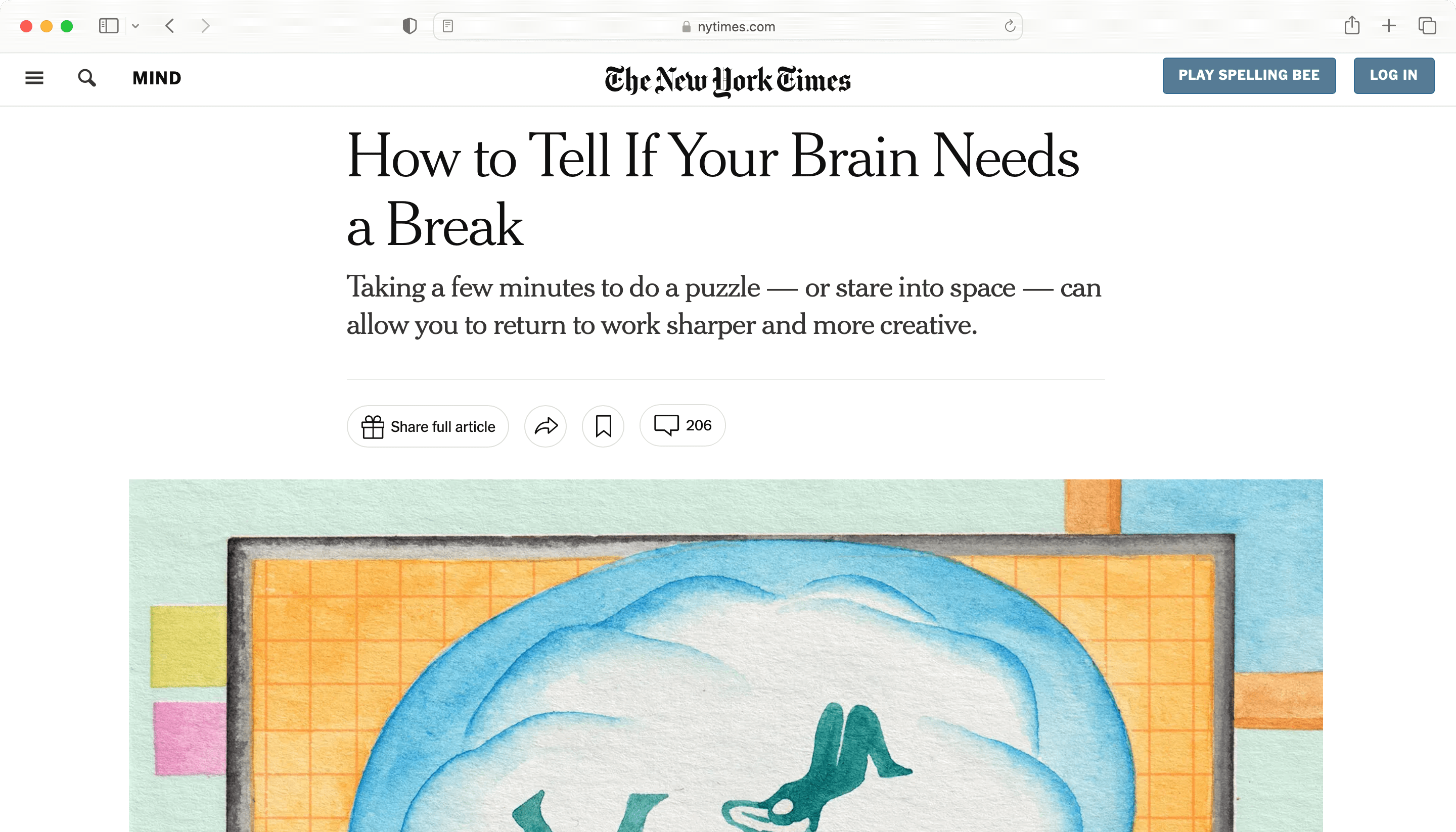 The New York Times following SEO copywriting checklist to make its copies emotionally stimulating. 