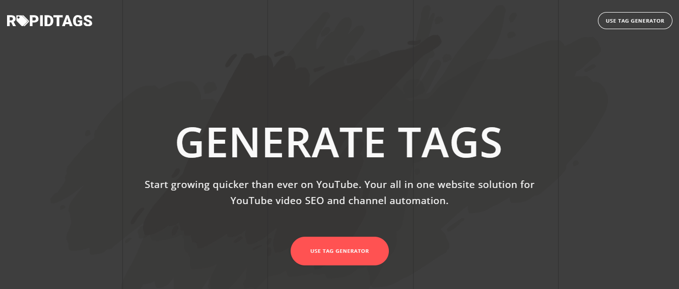 Generate YouTube tags with RapidTags.