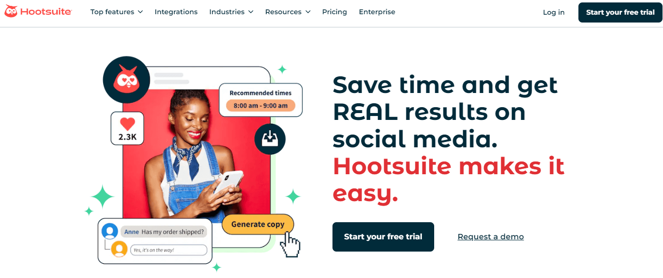 Get Hootsuite, the SaaS platform for marketing on social media.