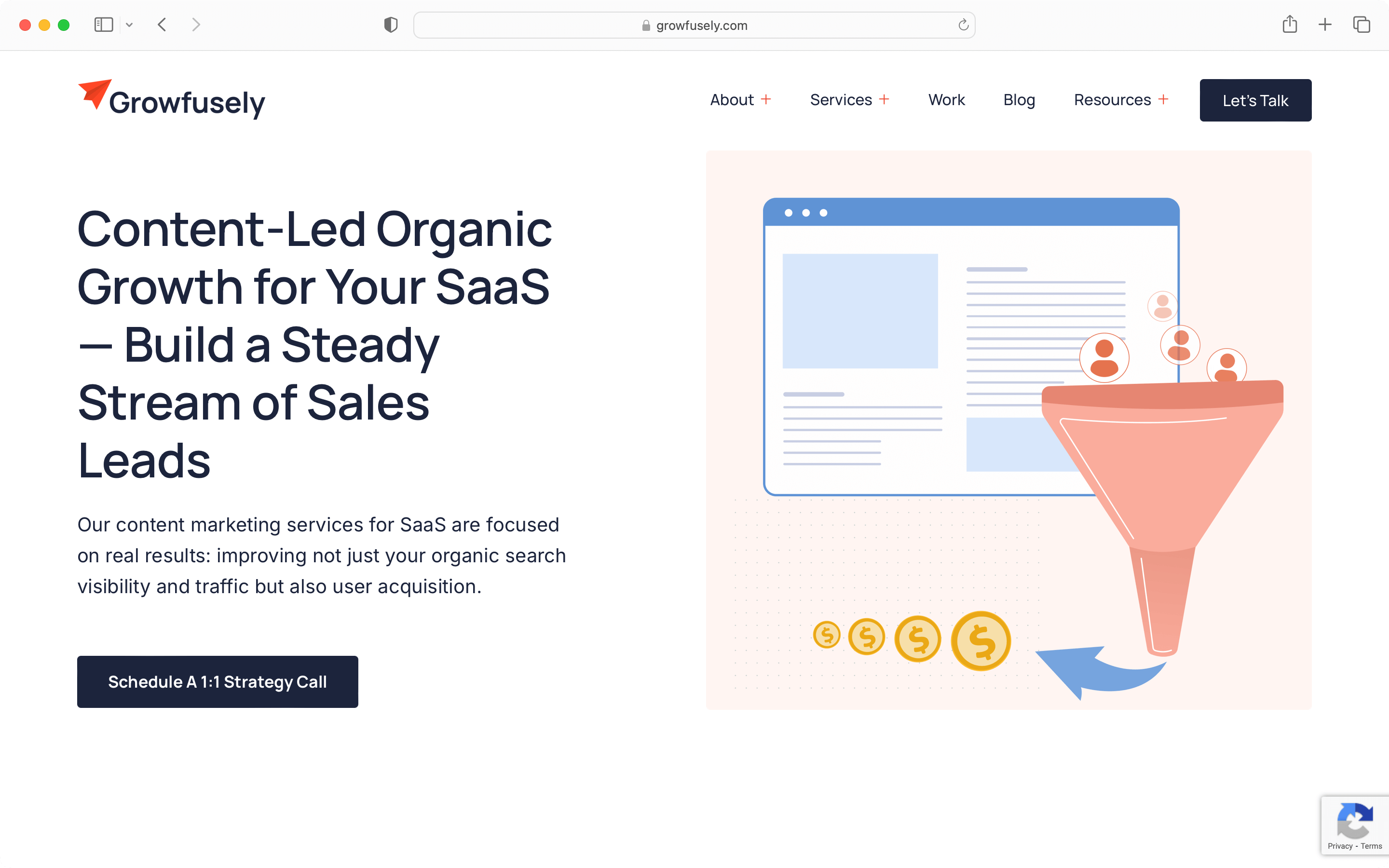 Growfusely is one of the content marketing agencies for SaaS.