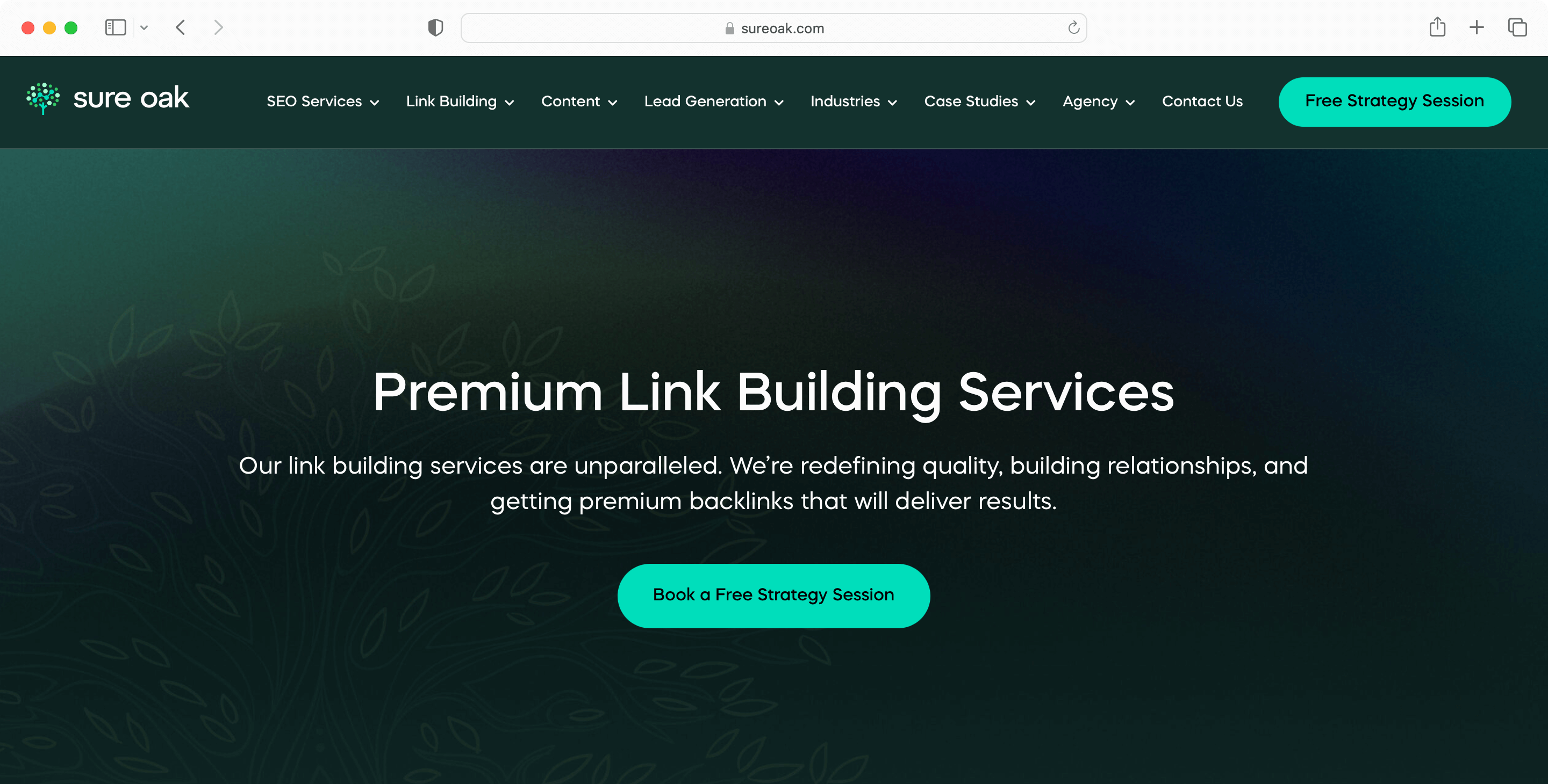 Sure Oak is one of the SaaS link building agencies to watchout for.