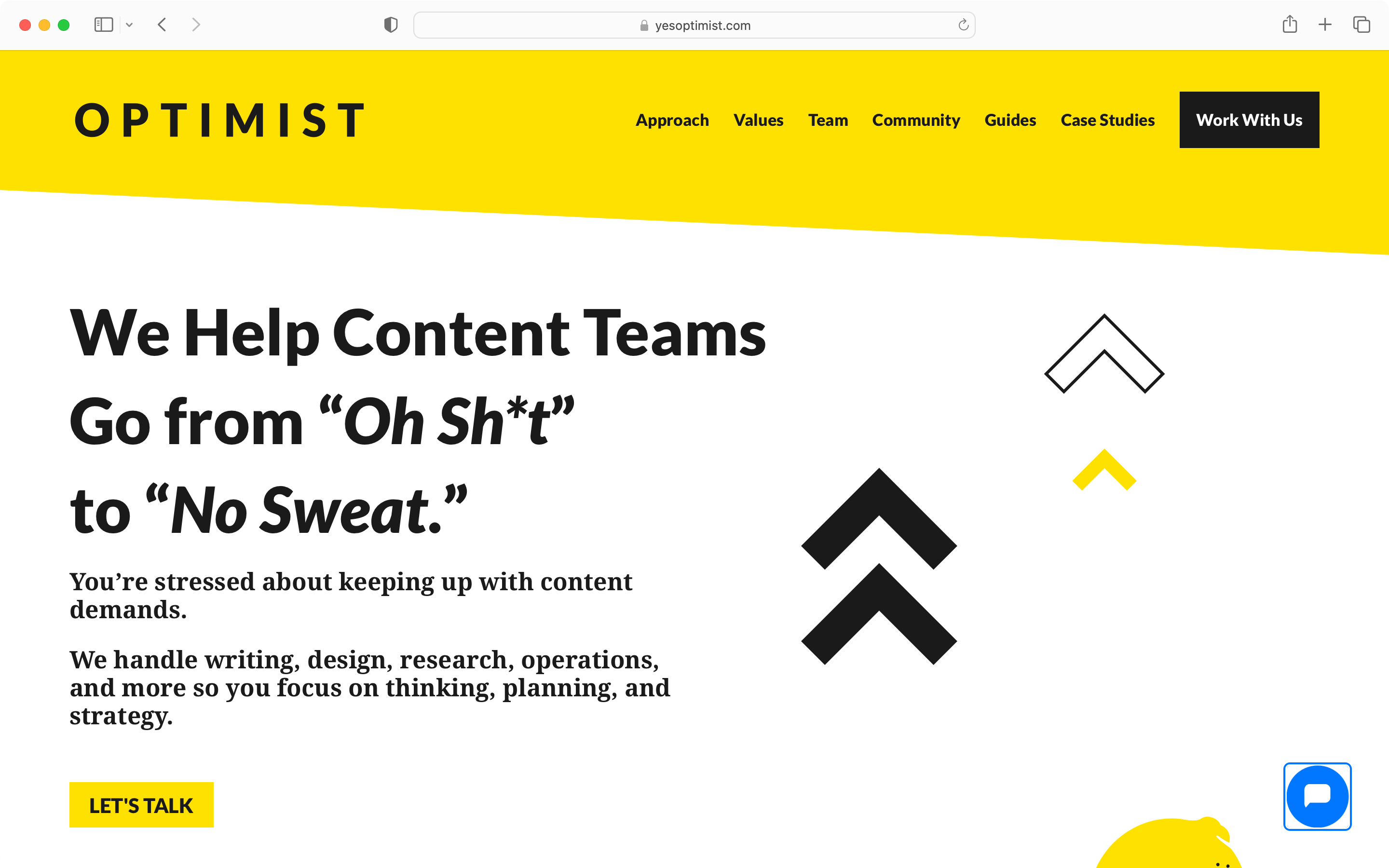 Optimist is one of the top SaaS content agencies. 