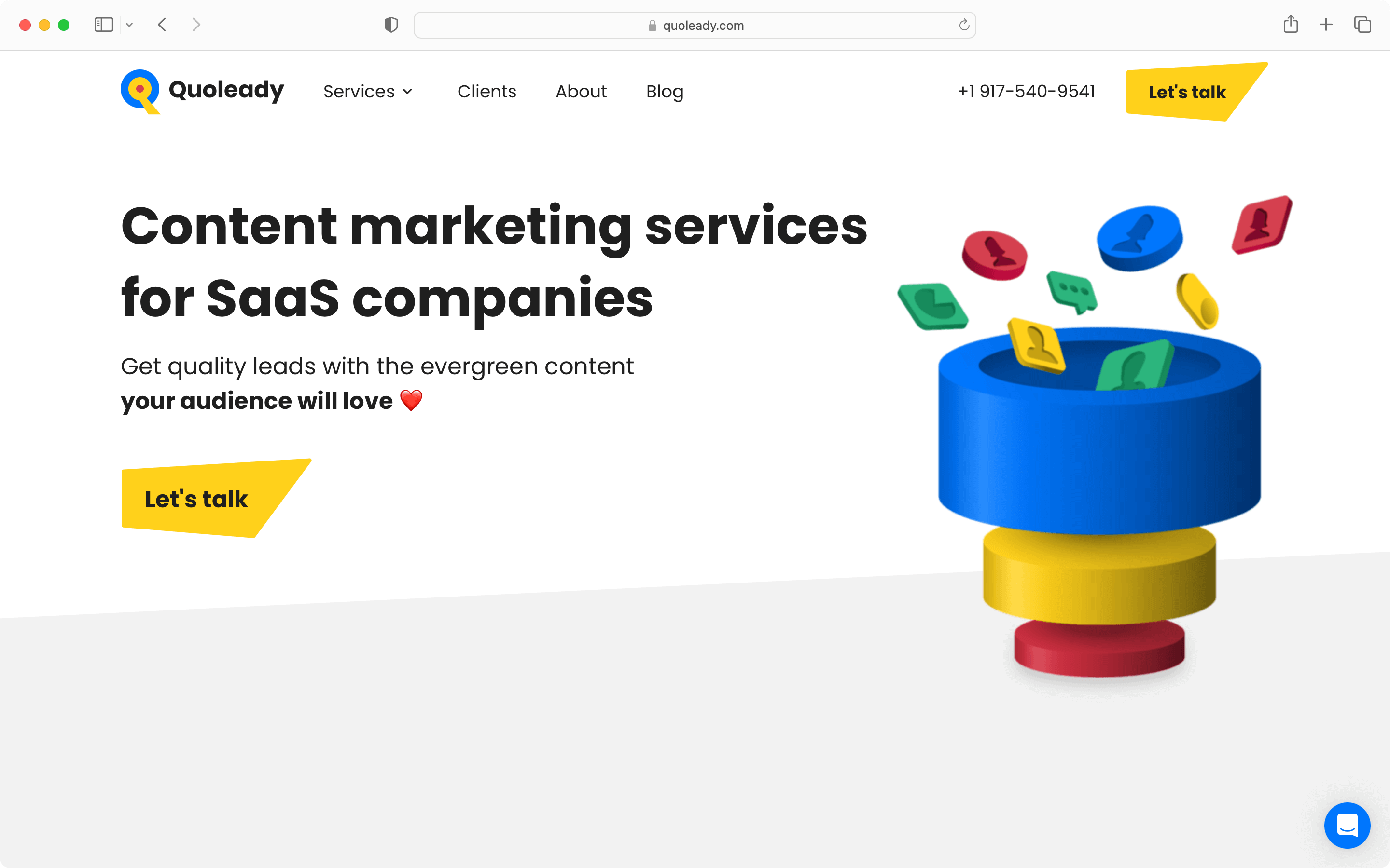 Quoleady is one of the leading SaaS content marketing companies.