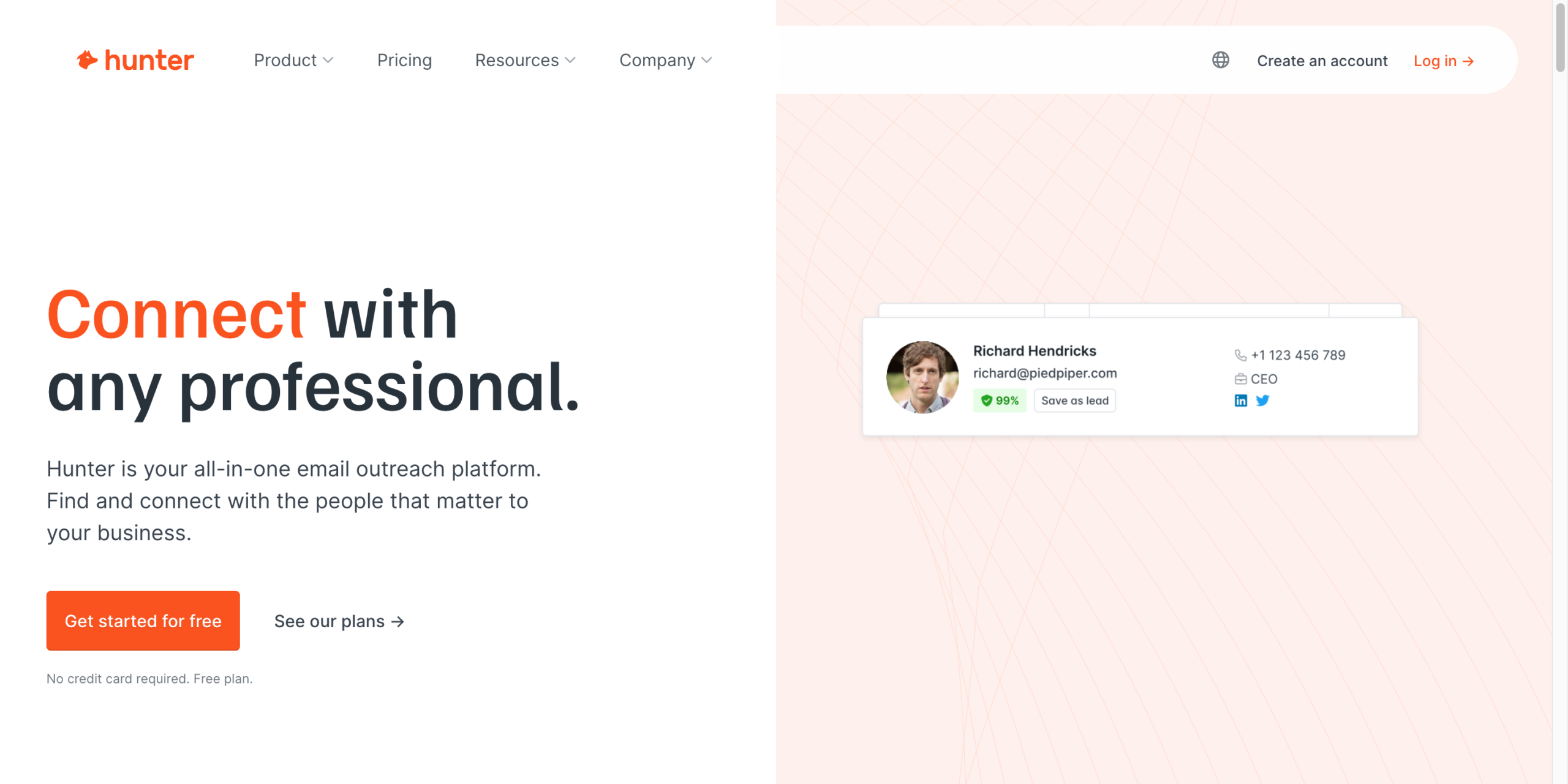 Hunter.io is one of the best SaaS SEO tool.