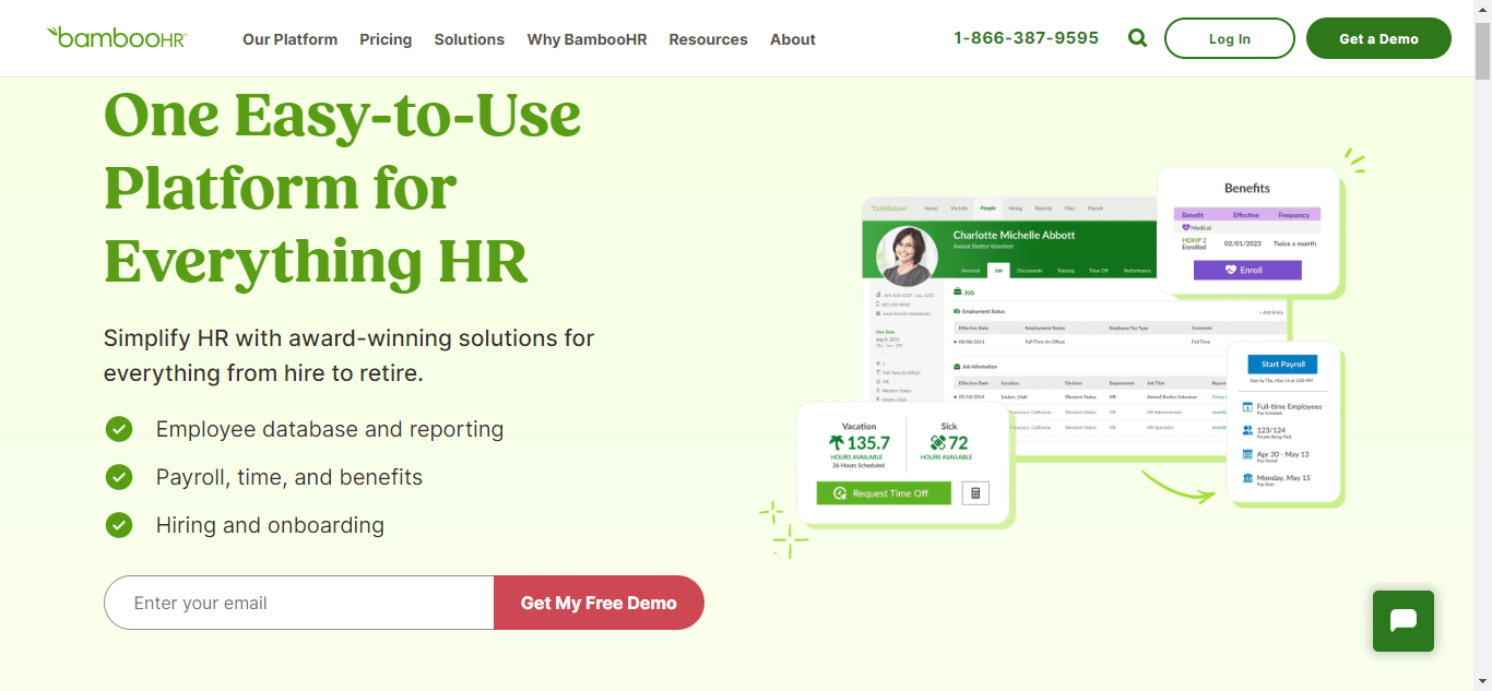 BambooHR is one of the best SaaS tools.