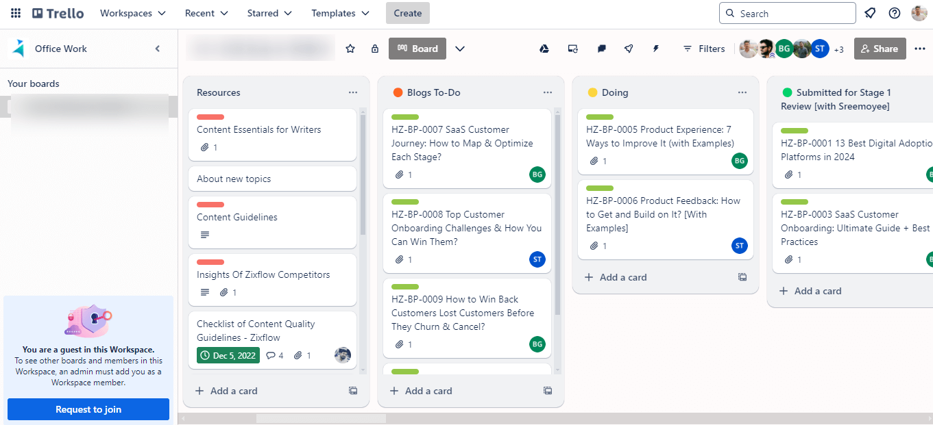 Trello is one of the best project management SaaS tools.