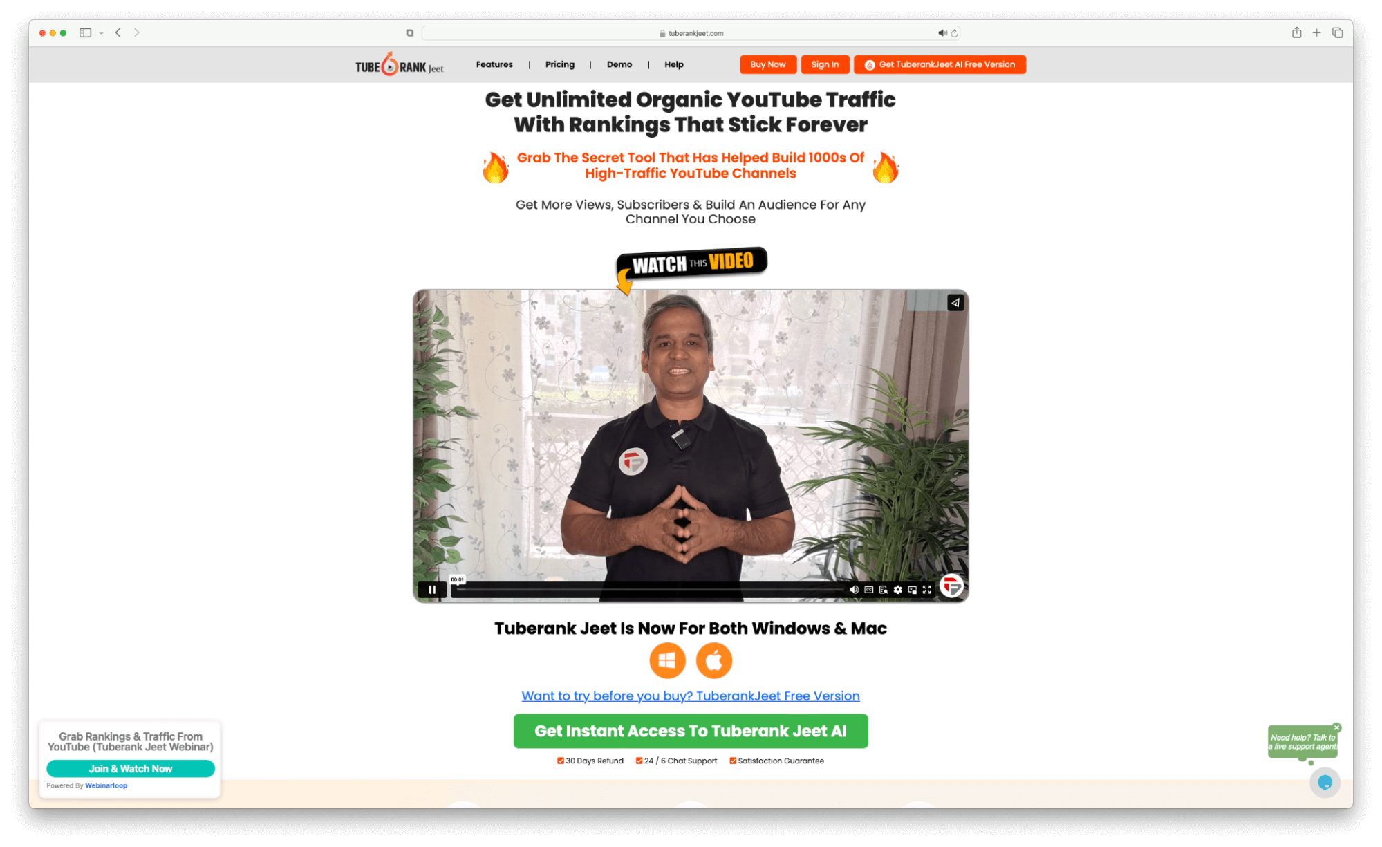 TubeRank Jeet youtube seo tool.