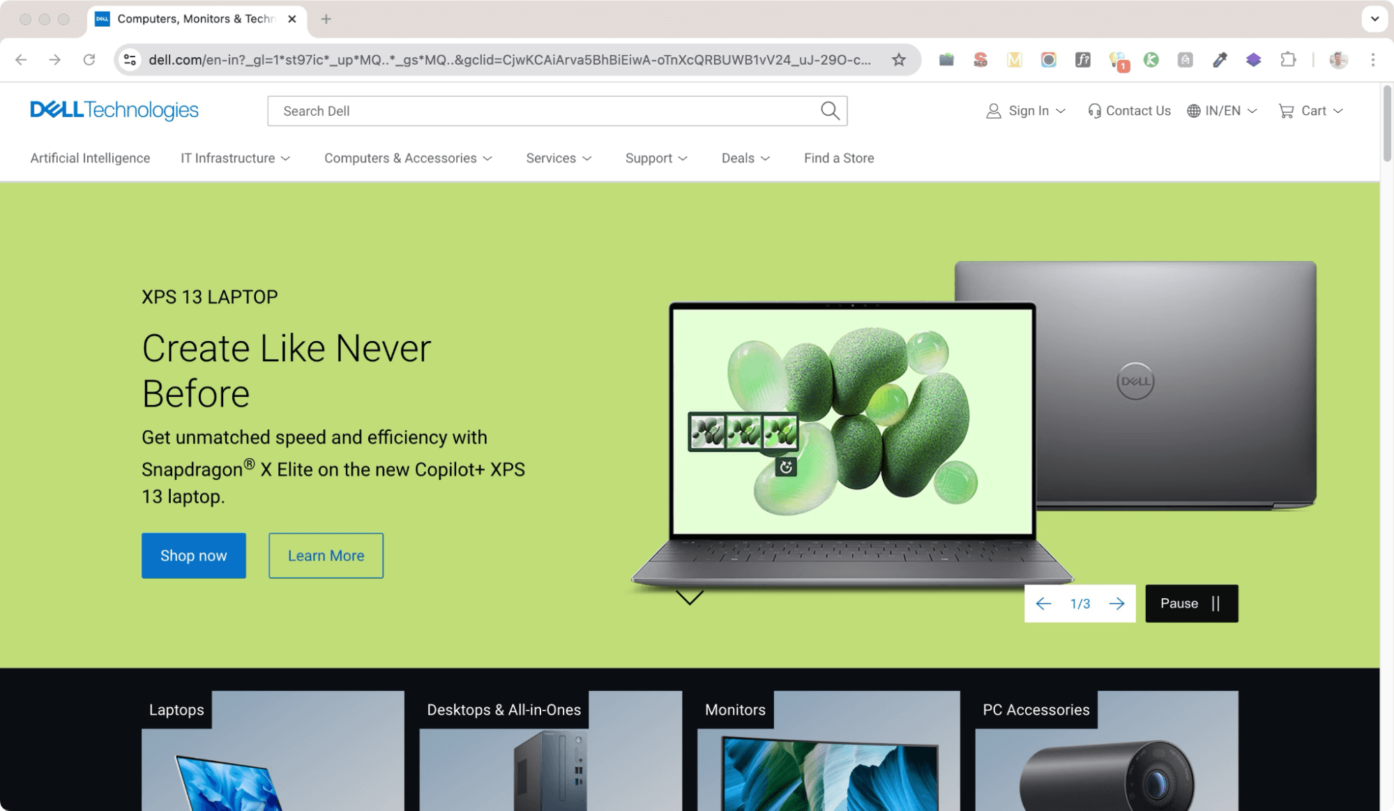 Dell - B2B SEO strategy.
