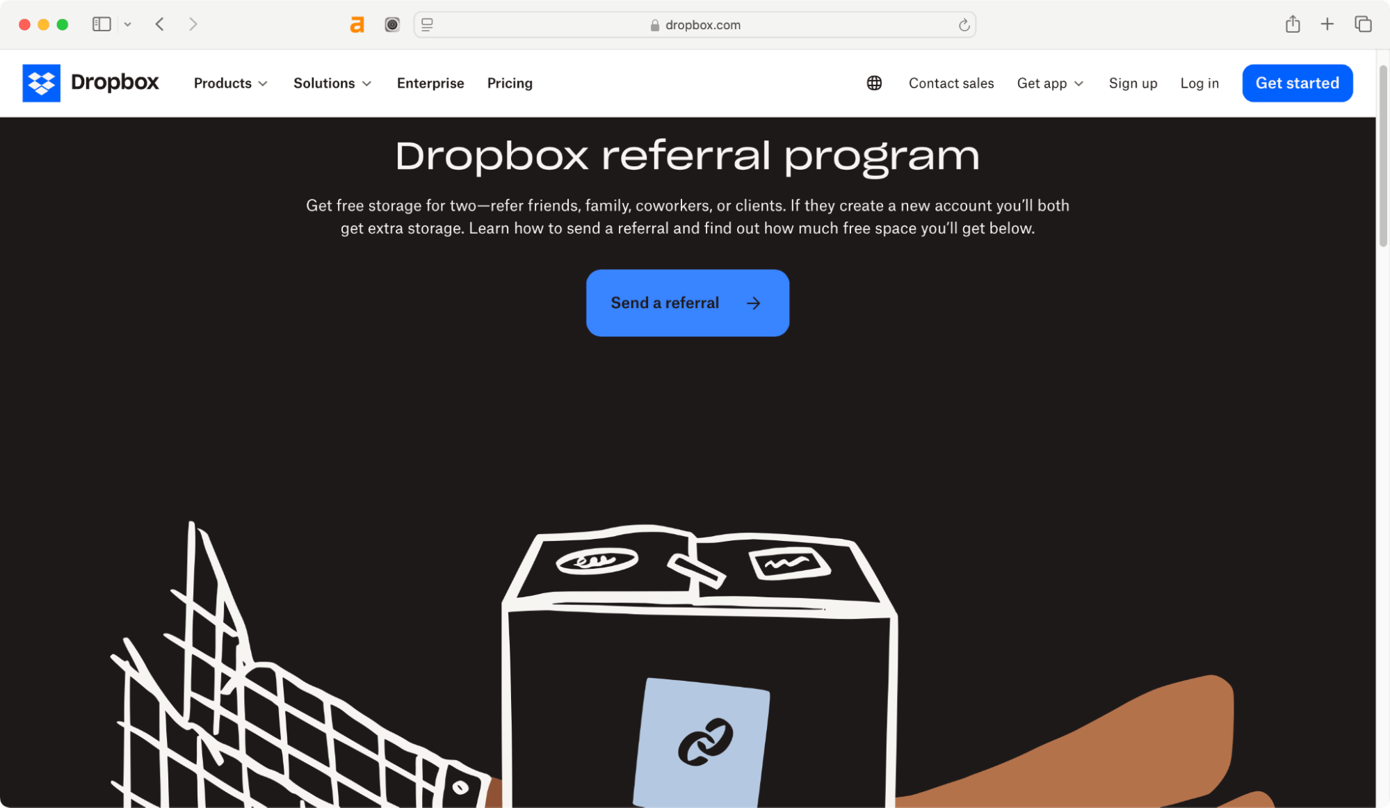 Dropbox - marketing funnels.