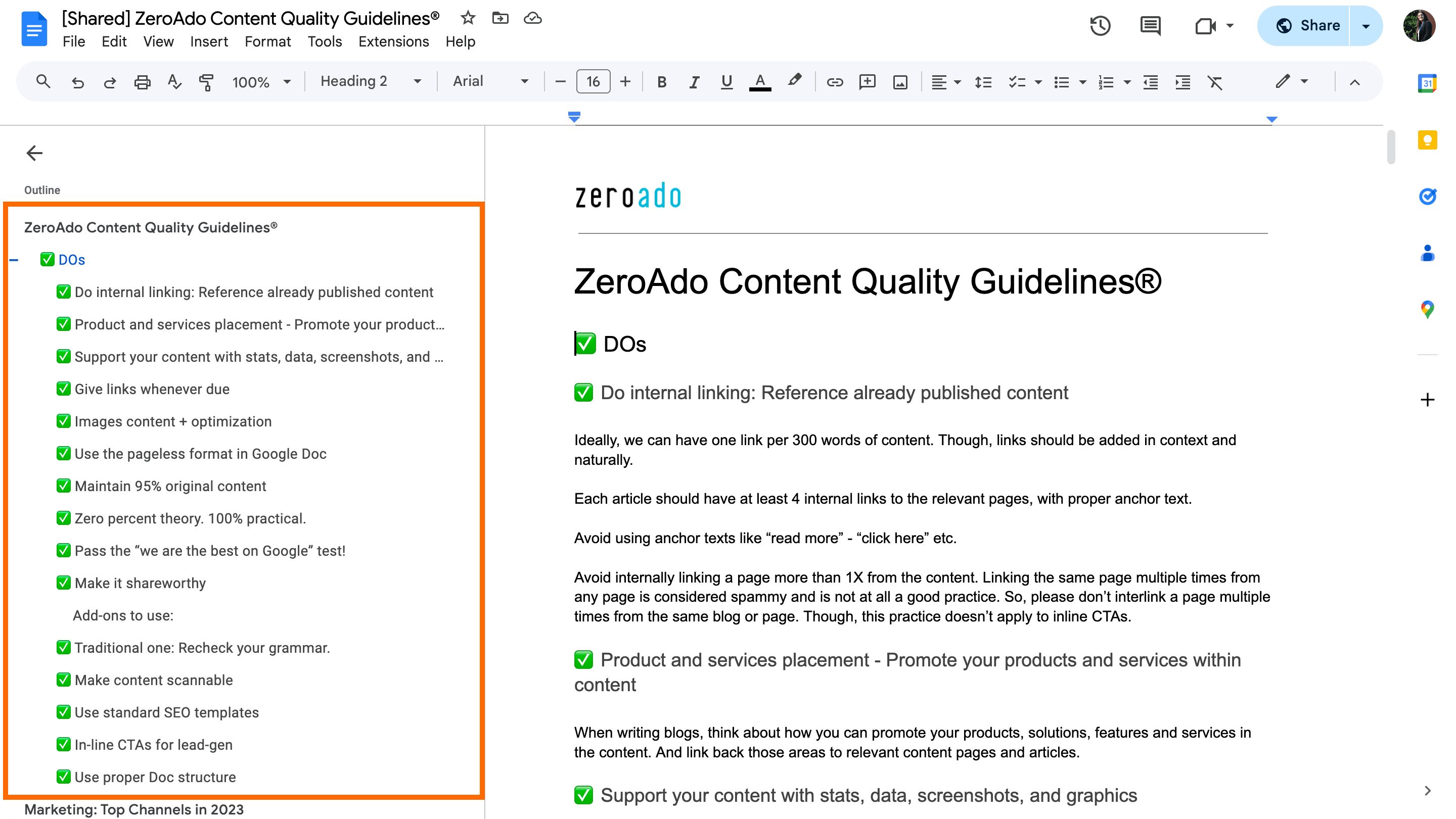 ZeroAdo Content Quality Guidelines can help you in ranking in AI overviews. 