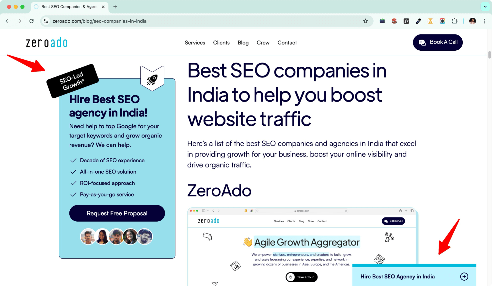 ZeroAdo - SaaS sales funnel.