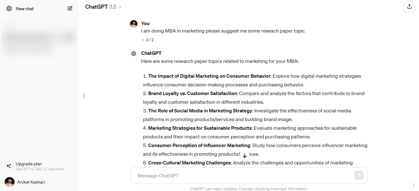 How ChatGPT helps me brainstorm ideas quickly and easily.