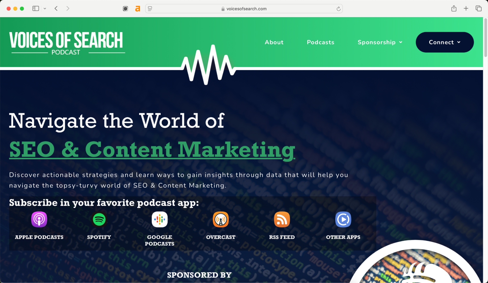 Voices of Search is one of the best SEO podcasts.