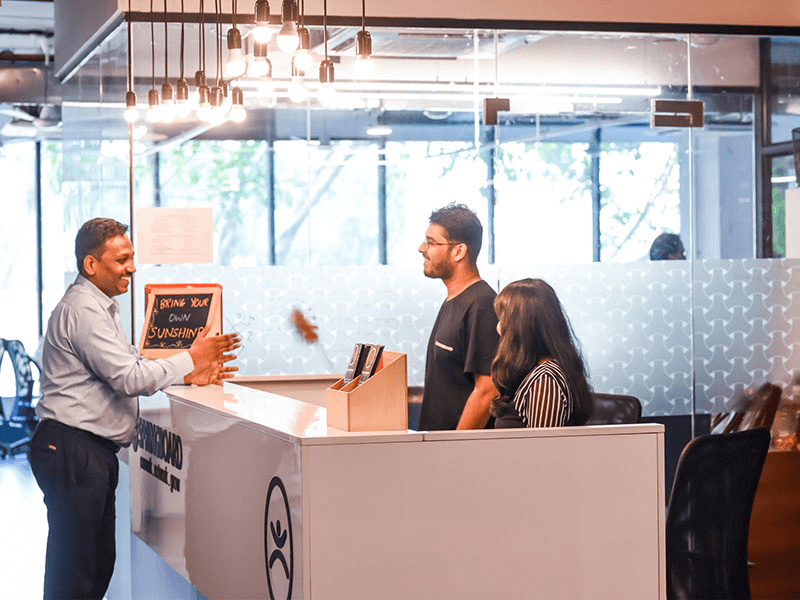 91Springboard coworking spaces in Faridabad with vibrant community and startup-friendly amenities 4.