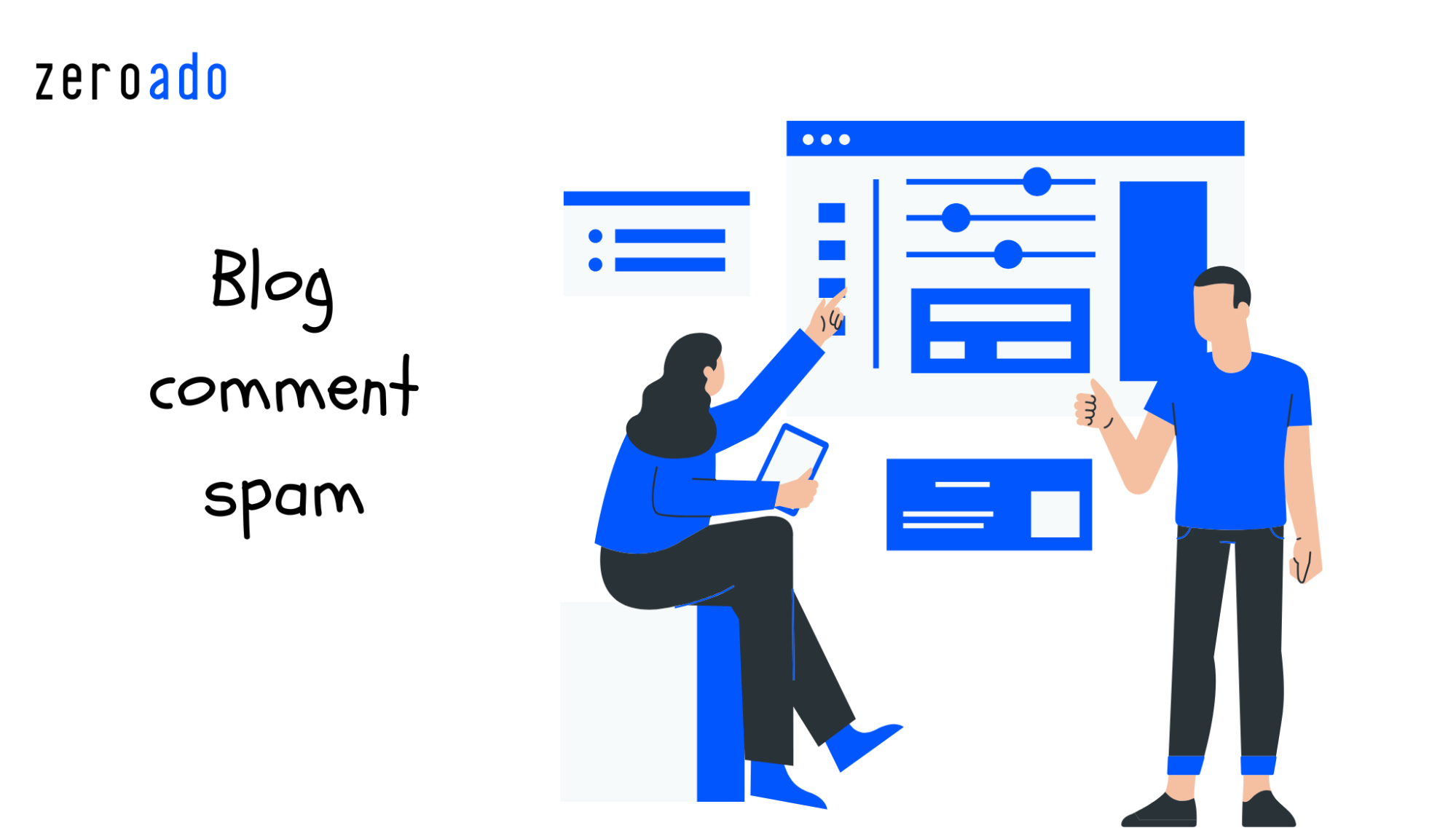 Example of blog comment spam used as a low-quality link building tactic.