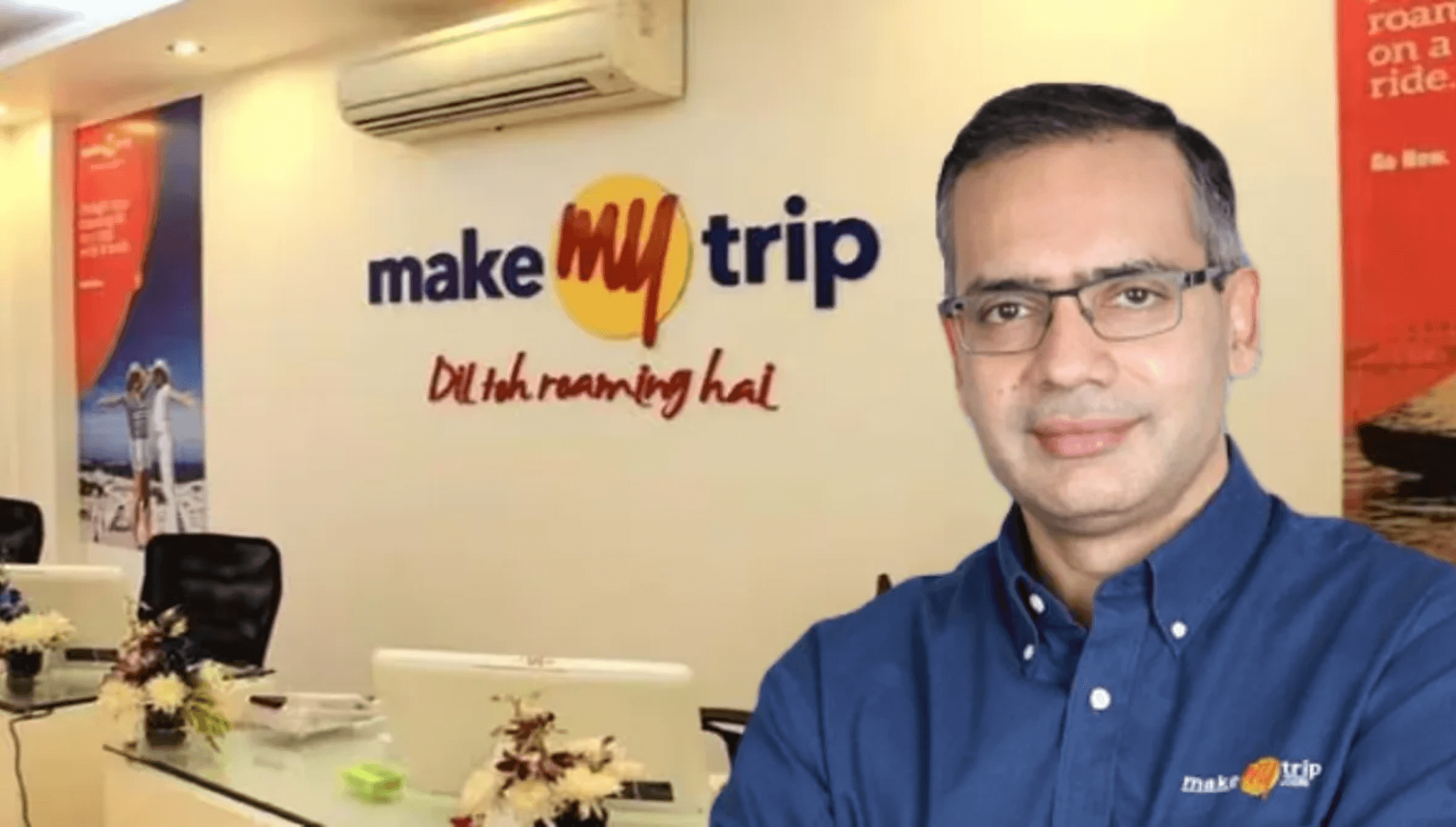 Deep Kalra, founder and group CEO of MakeMyTrip in India.