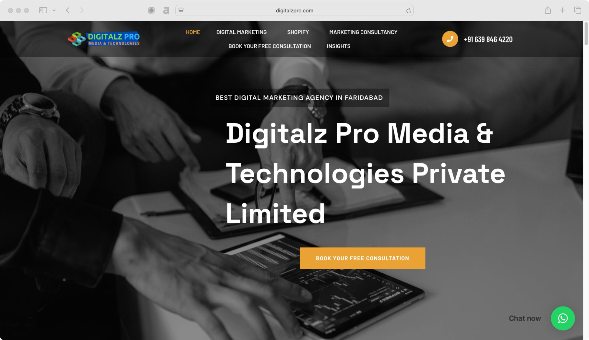 Digitalz Pro Media is a digital marketing agency in Faridabad offering services like SEO, social media, and online branding.
