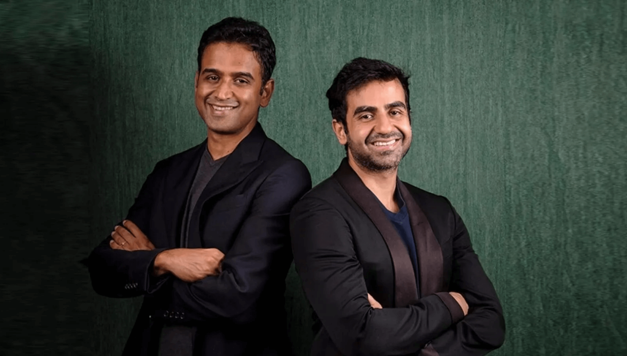 Nithin and Nikhil Kamath, co-founders and CEO of Zerodha in India.