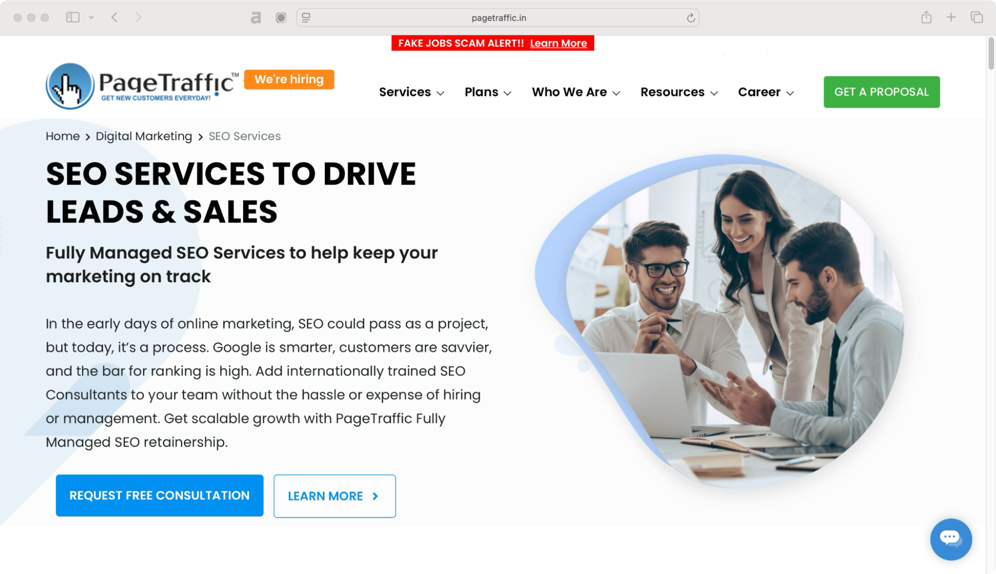 PageTraffic is a trusted SEO services company in India.