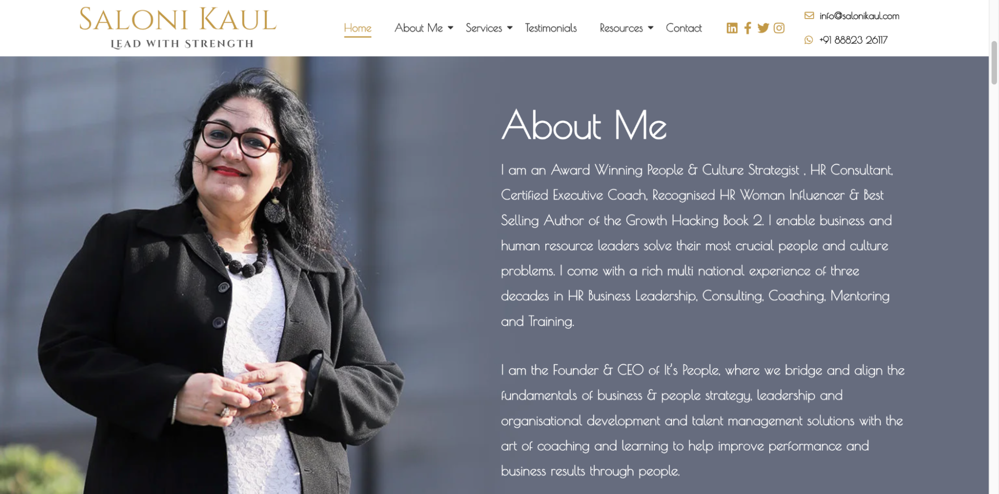 Saloni Kaul from It’s People is a businesswoman from Faridabad.