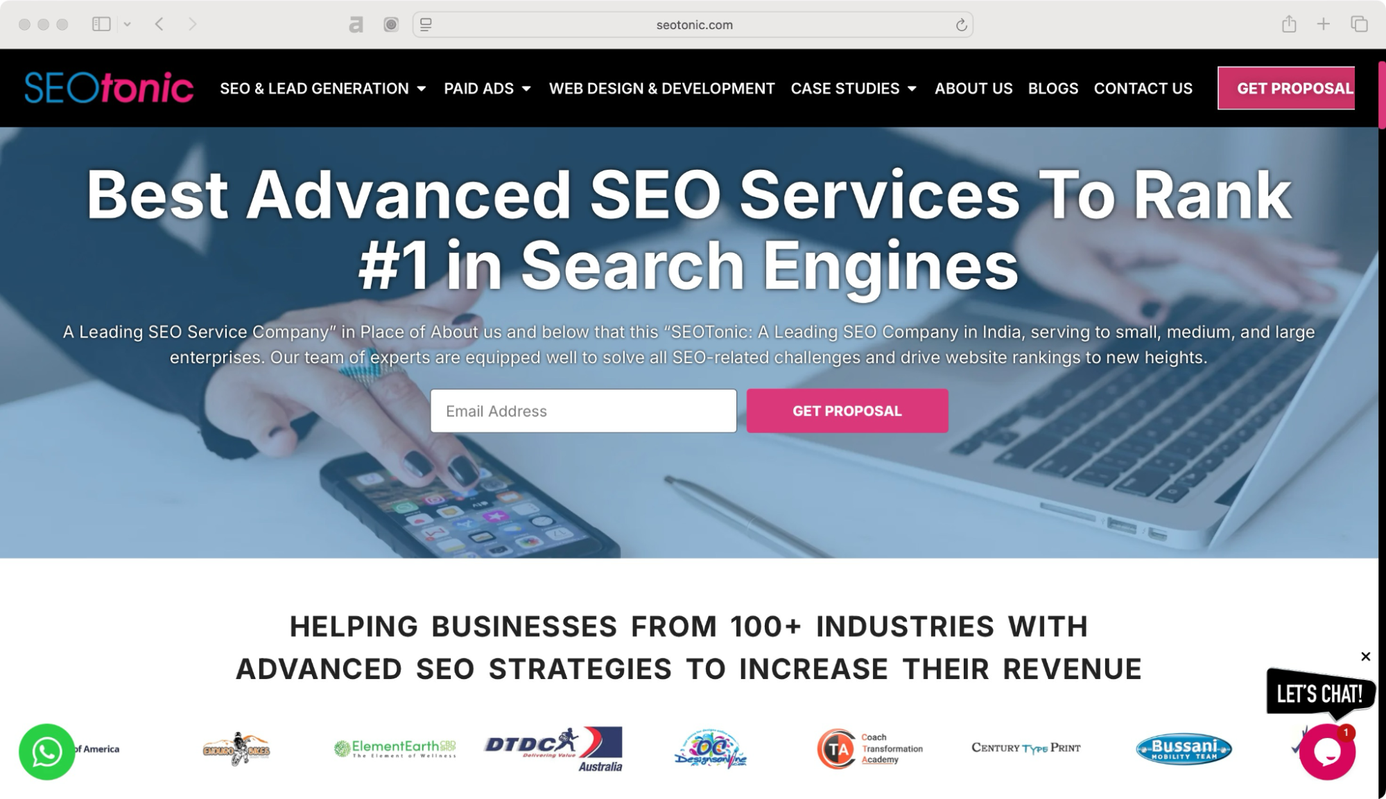 SEO Tonic is a leading company for SEO services in India.