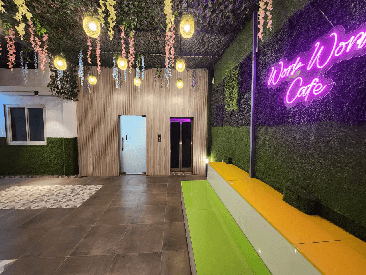 WorkWorm coworking space is a startup-friendly workspace in Faridabad 3.