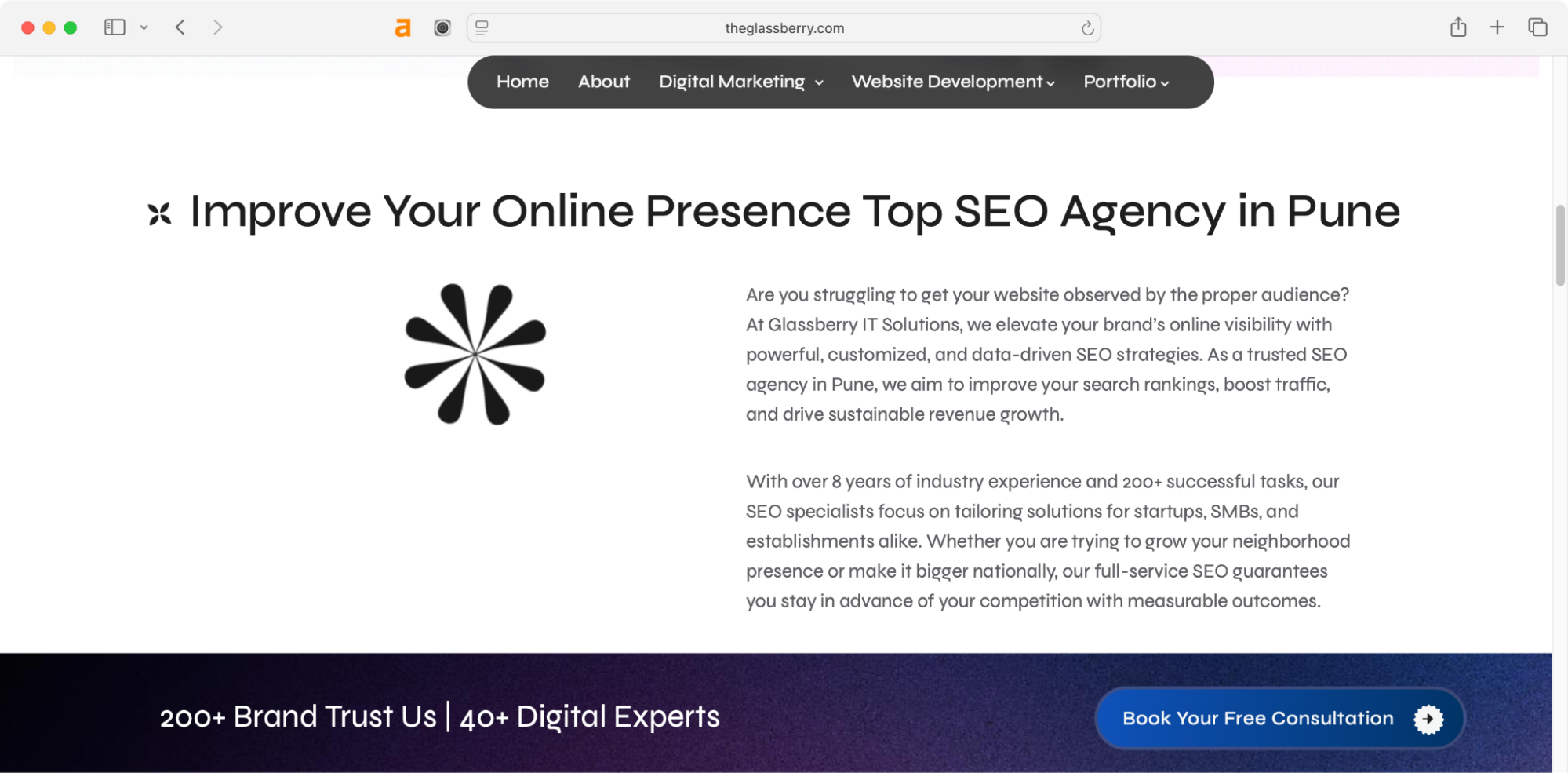 Glassberry IT Solutions is a leading SEO company in Pune helping businesses improve visibility and organic traffic.