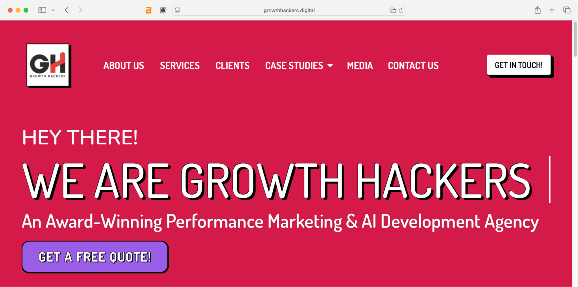 Growth Hackers Digital B2B marketing agencies.
