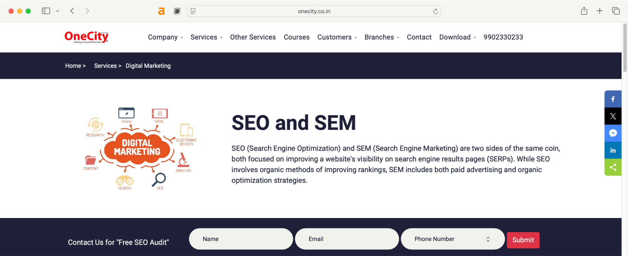 OneCity is one of the best SEO companies in Bengaluru.