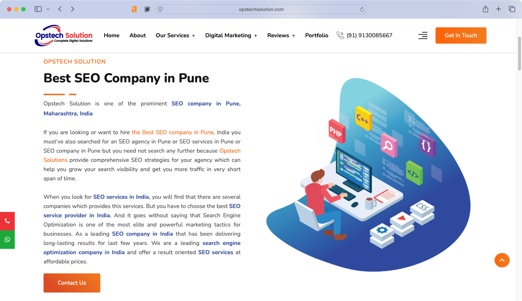 Opstech Solutions is one of the best SEO companies in Pune.