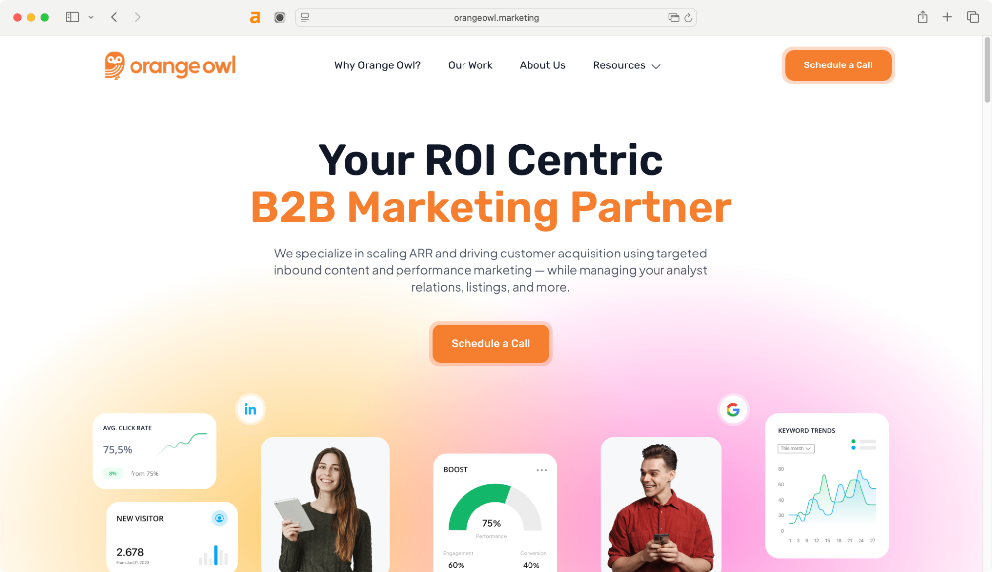 Orange Owl Marketing is one of the renowned B2B SaaS marketing agencies in India.