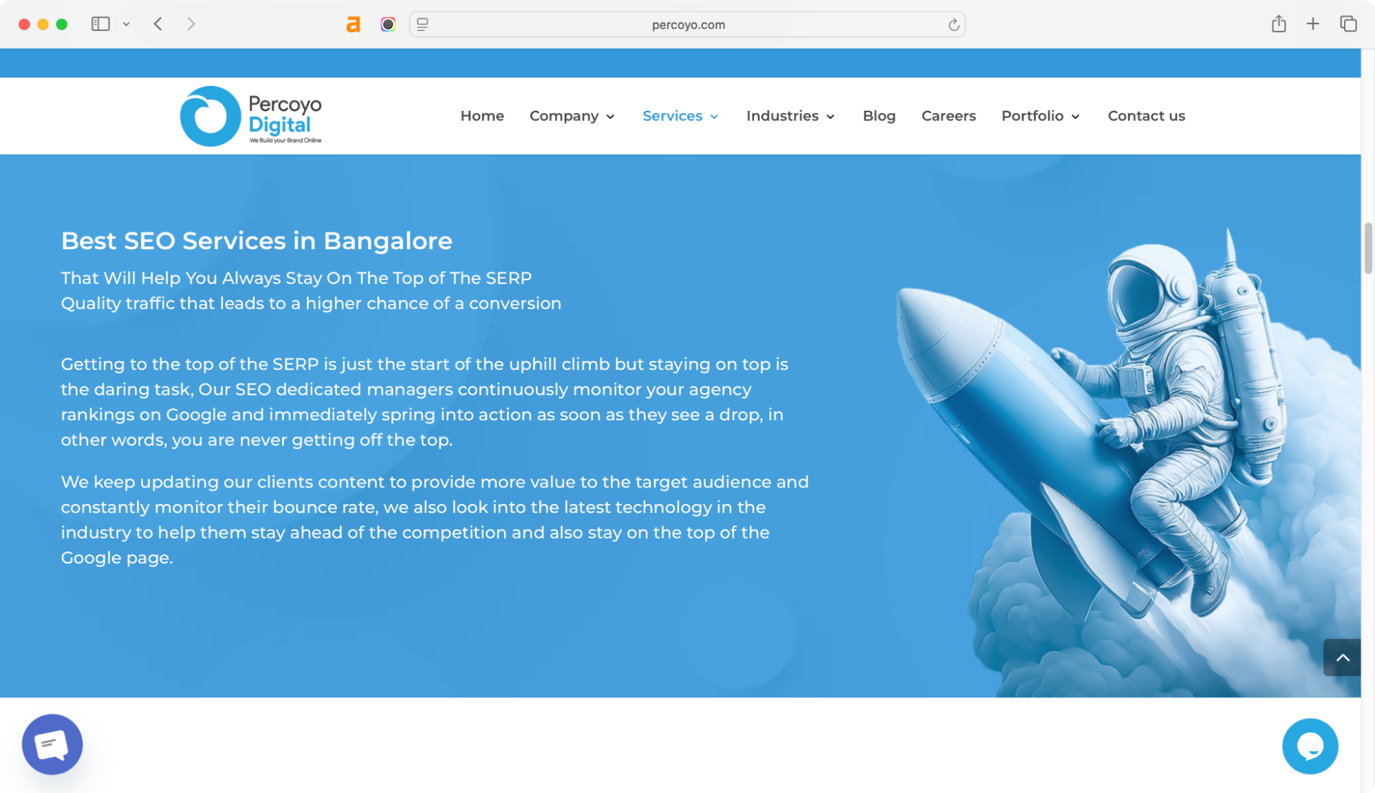 Percoyo is one of the leading SEO agencies in Bangalore.