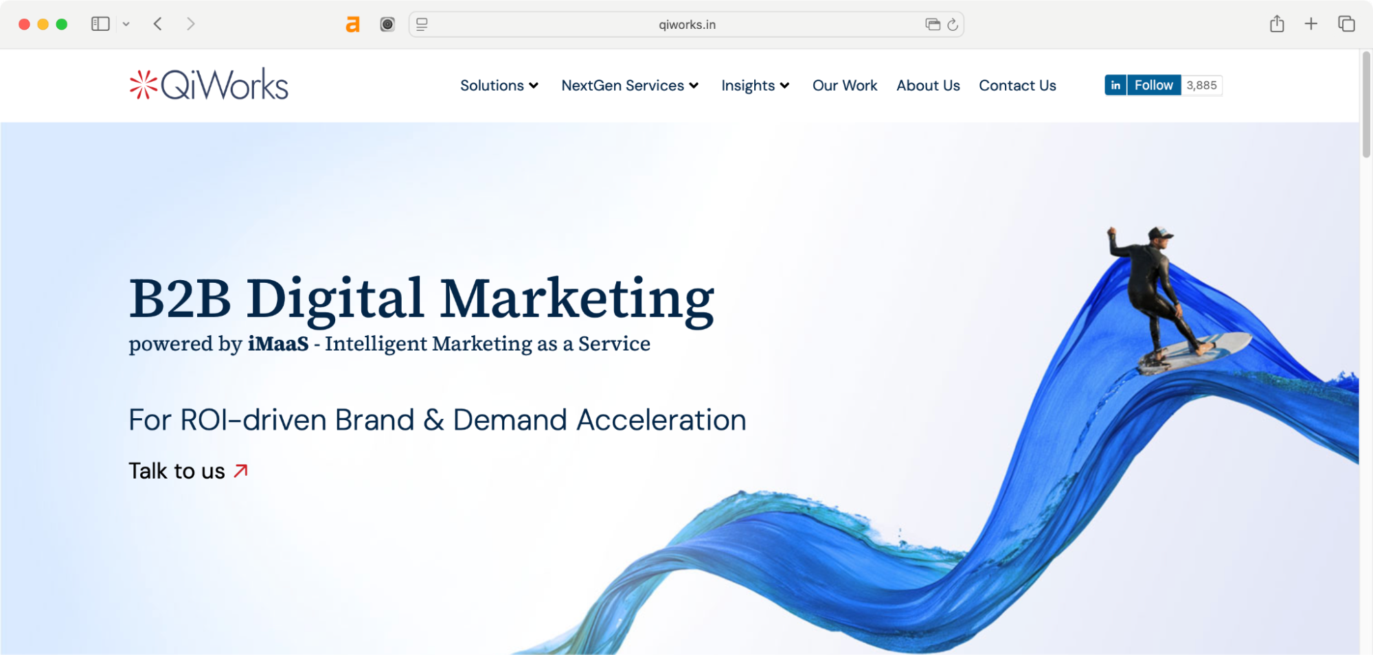 QiWorks is one of the top B2B marketing agencies in India.