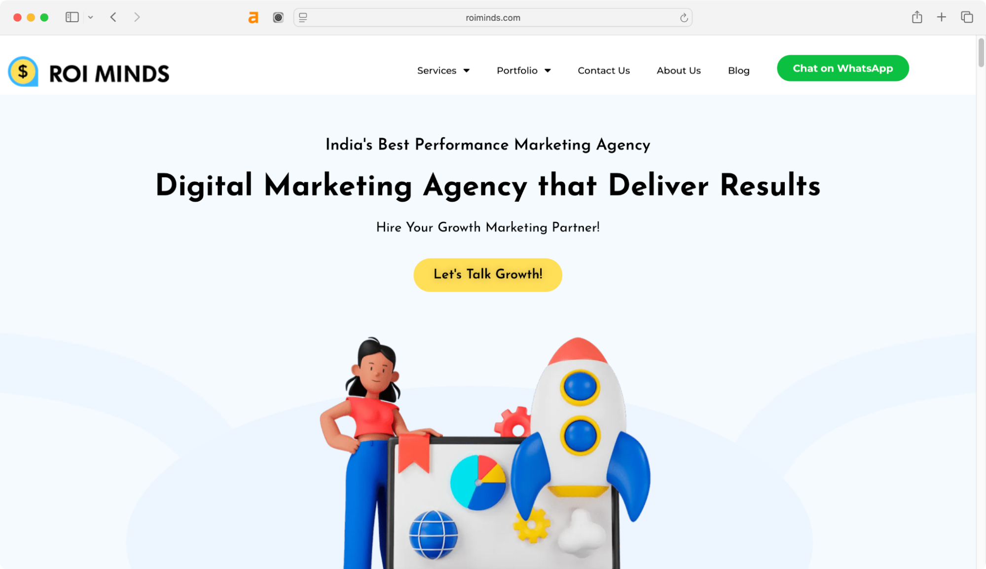 ROI Minds is one of the best digital marketing companies for startups in India.