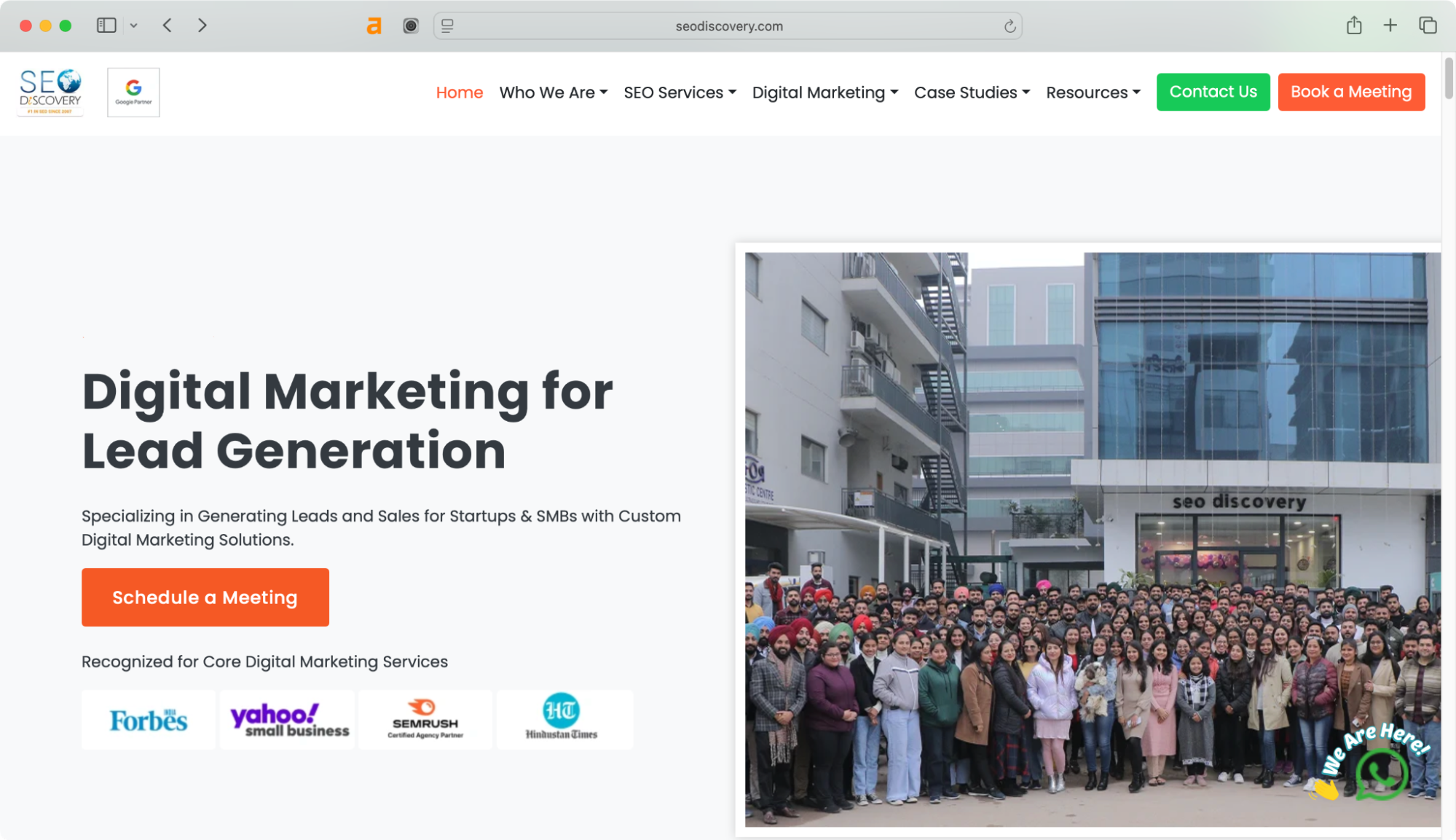 SEO Discovery small business digital marketing agencies.