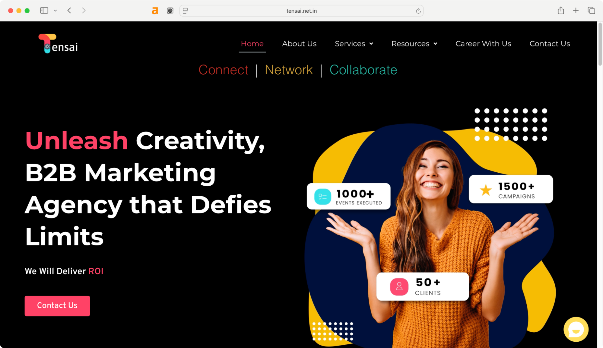 Tensai provides B2B marketing, brand awareness, and corporate event solutions.