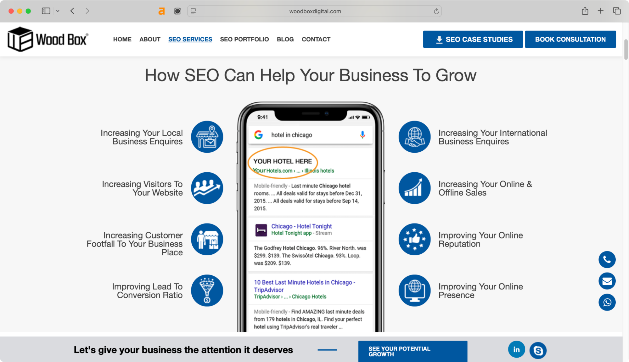 Generate more leads and increase your brand awareness with Wood Box Digital, one of the leading SEO service providers in Delhi.