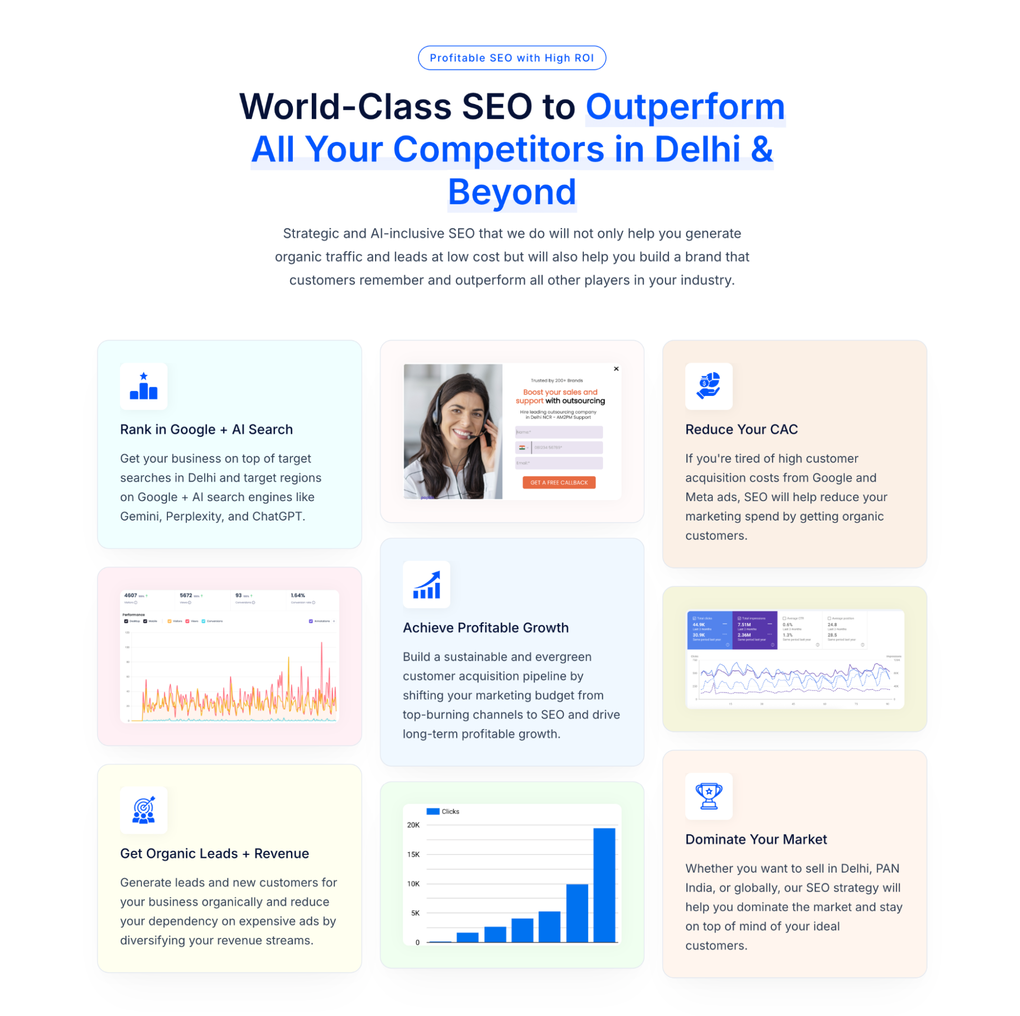 ZeroAdo is one of the best SEO agencies in Delhi NCR that can help startups, SMBs, and SaaS companies turn organic search into predictable revenue.